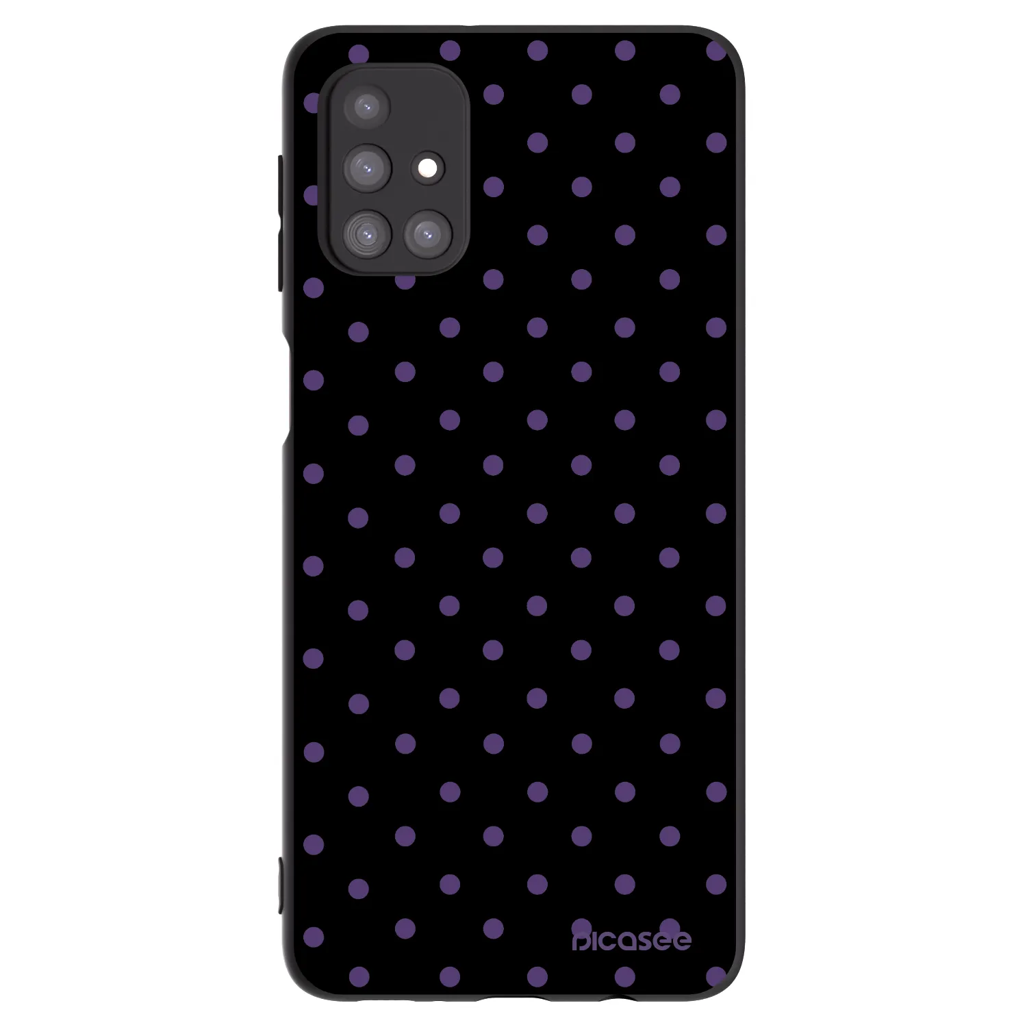 Picasee silikonowe czarne etui na Samsung Galaxy M31s - Flickers