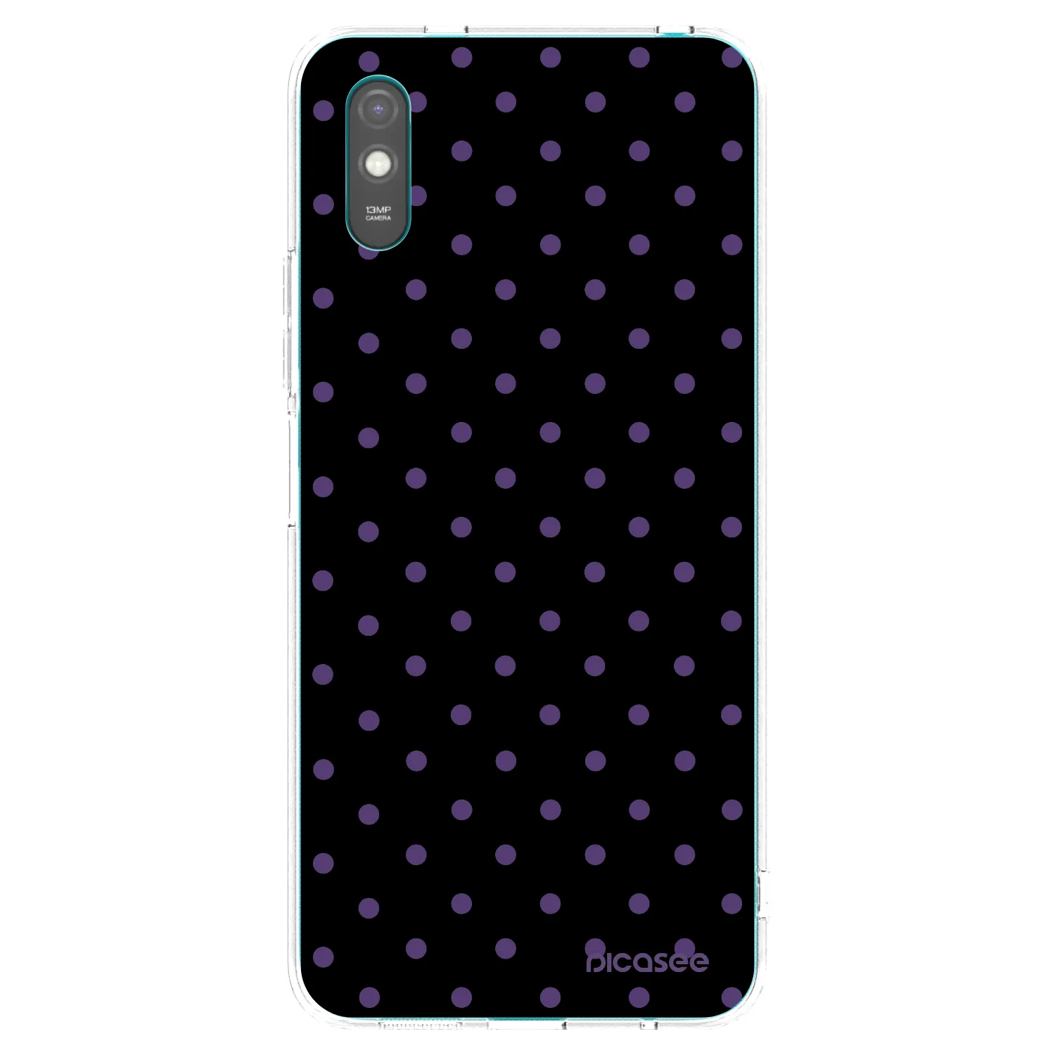 Picasee silikonowe przeźroczyste etui na Xiaomi Redmi 9A - Flickers