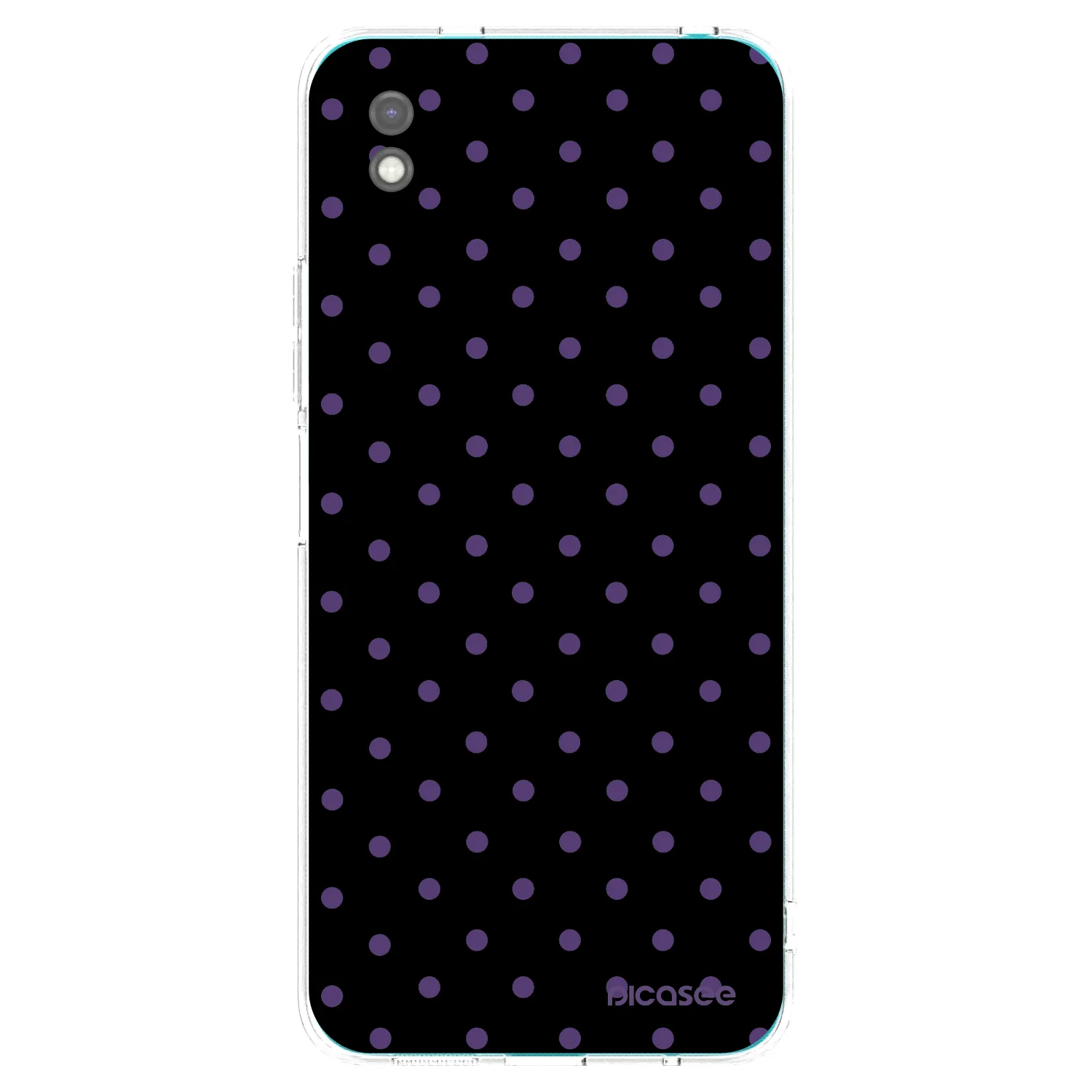 Picasee silikonowe czarne etui na Xiaomi Redmi 9A - Flickers