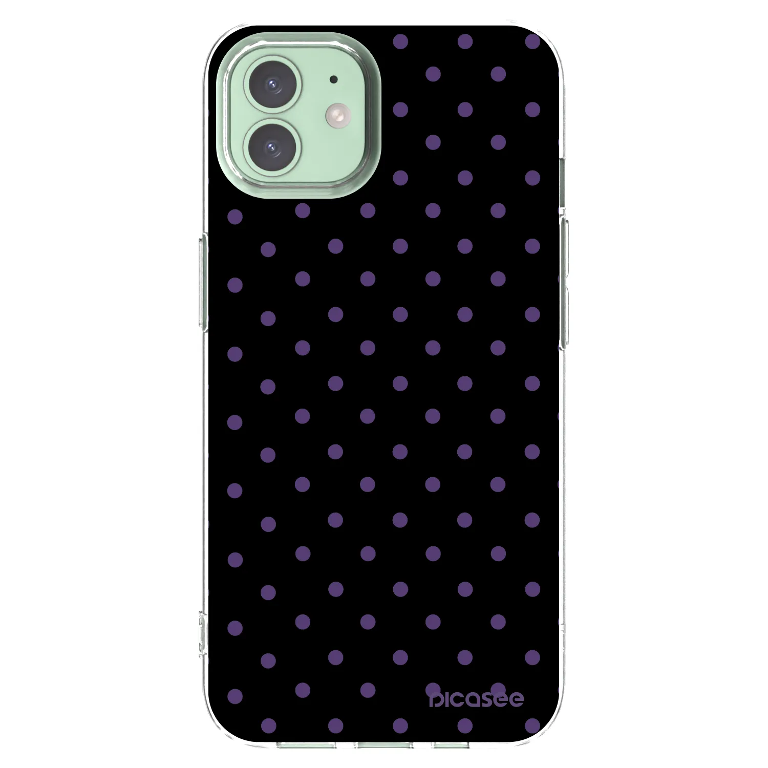 Picasee silikonowe przeźroczyste etui na Apple iPhone 12 - Flickers