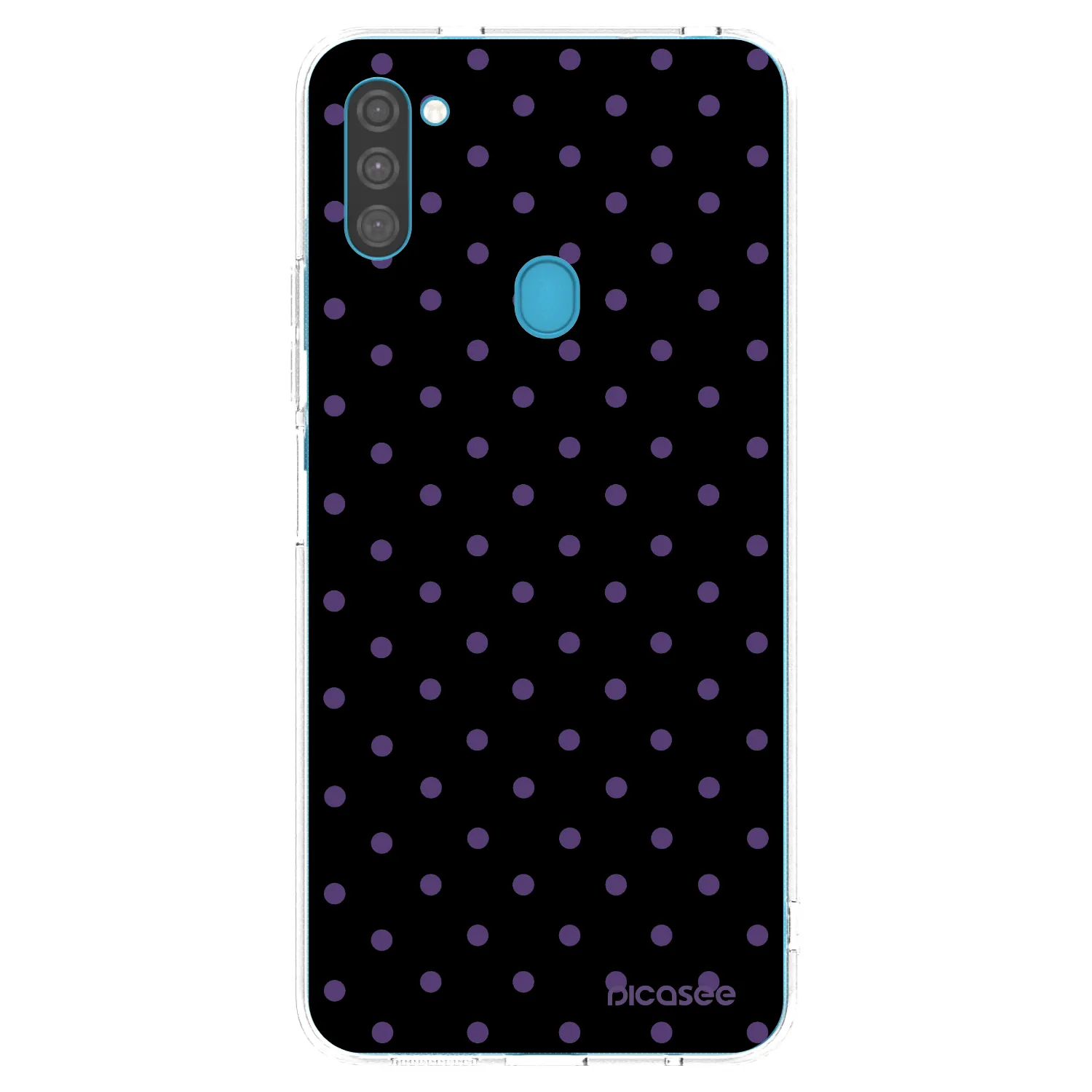 Picasee silikonowe przeźroczyste etui na Samsung Galaxy M11 - Flickers