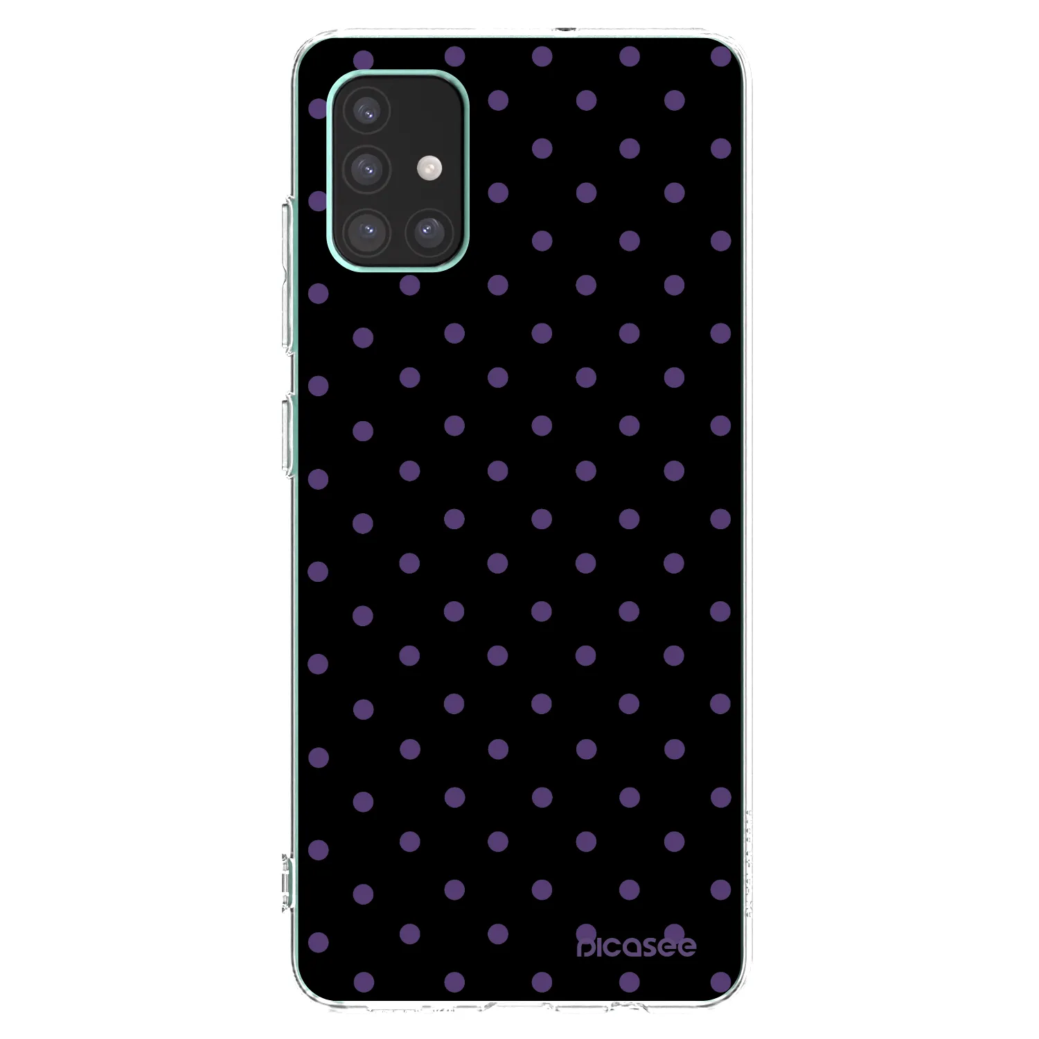 Picasee silikonowe przeźroczyste etui na Samsung Galaxy M51 M515F - Flickers