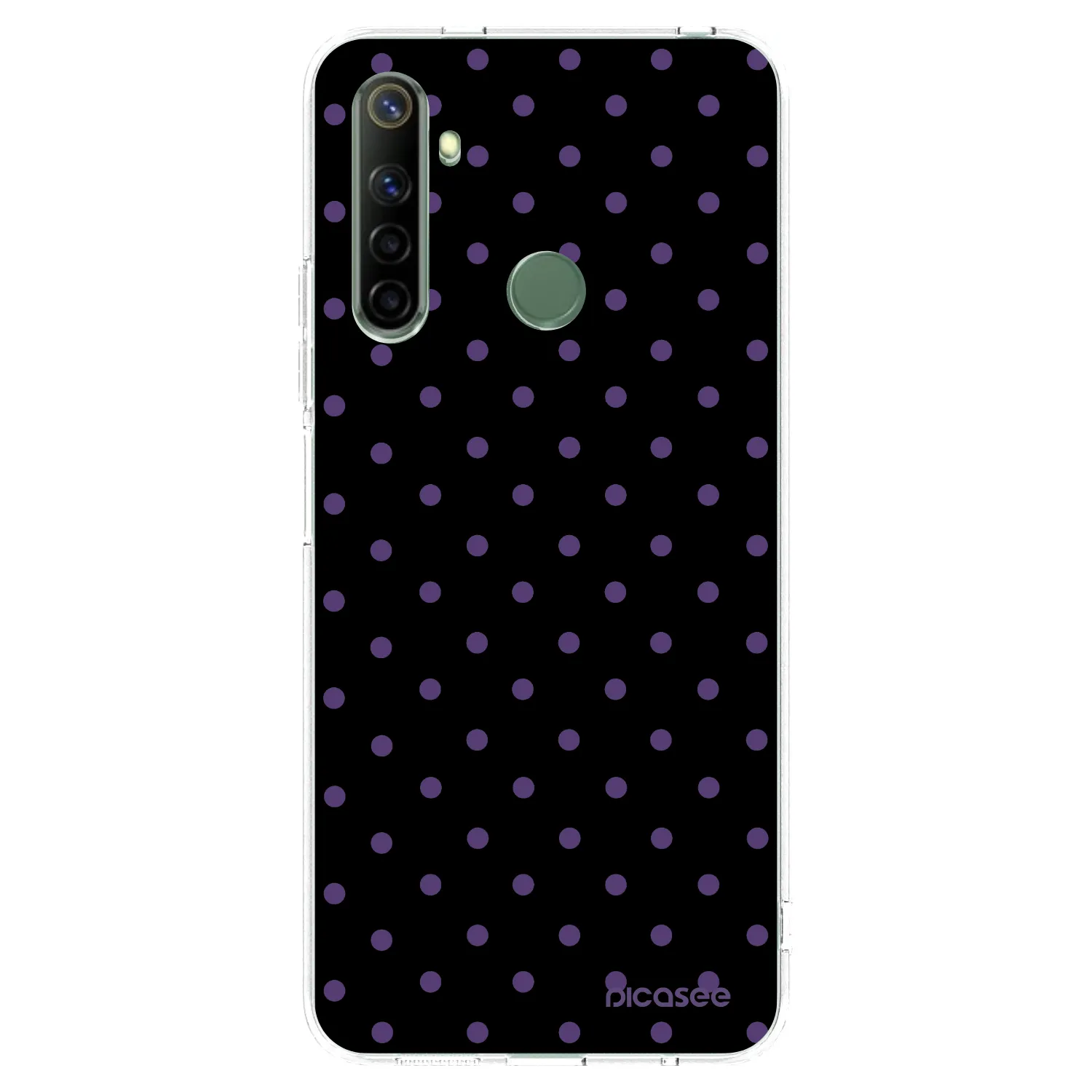 Picasee silikonowe przeźroczyste etui na Realme 6i - Flickers