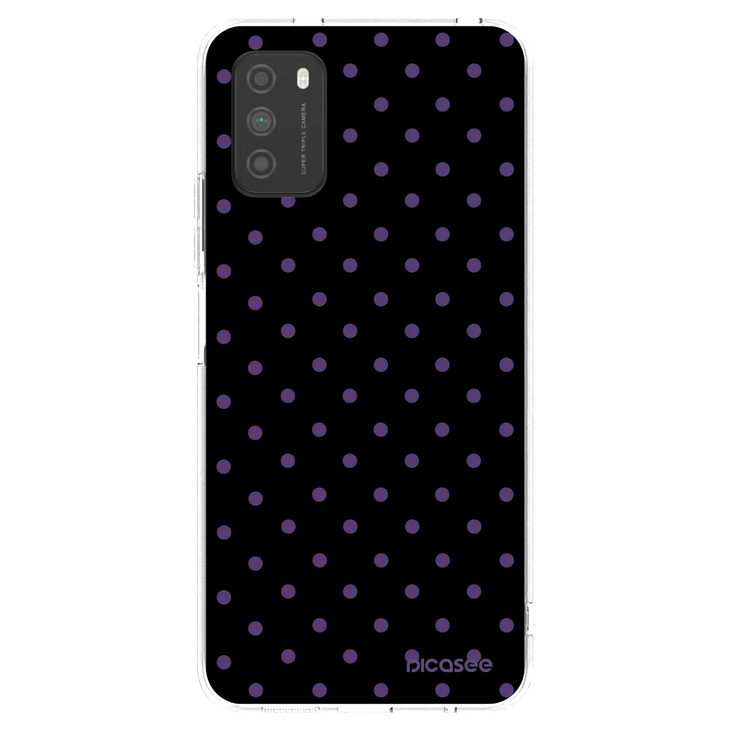 Picasee silikonowe przeźroczyste etui na Xiaomi Poco M3 - Flickers