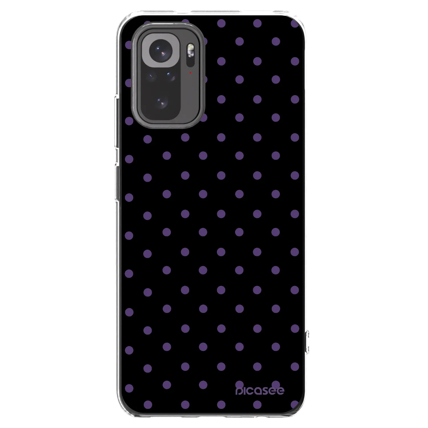 Picasee silikonowe przeźroczyste etui na Xiaomi Redmi Note 10 - Flickers