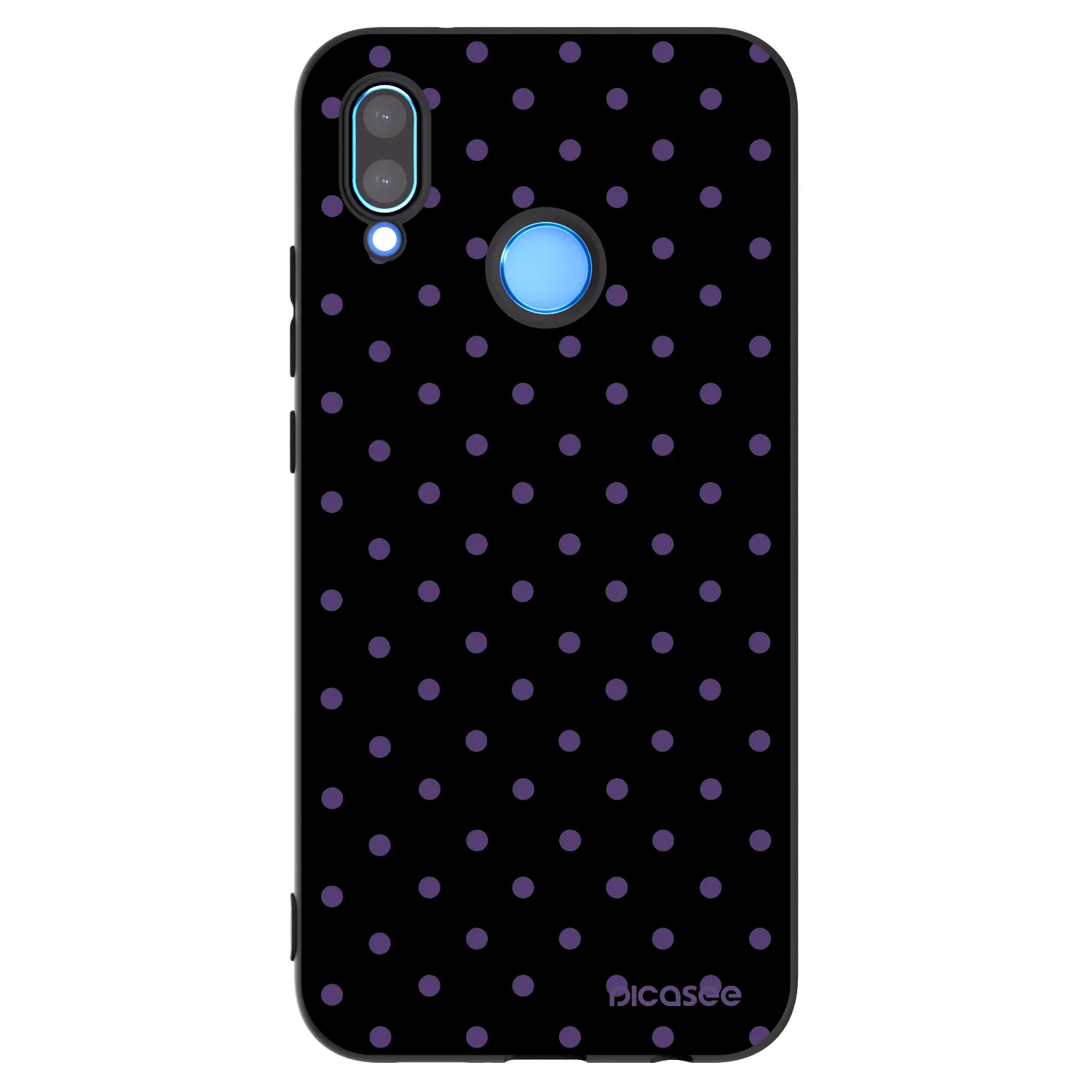 Picasee silikonowe czarne etui na Huawei P20 Lite - Flickers