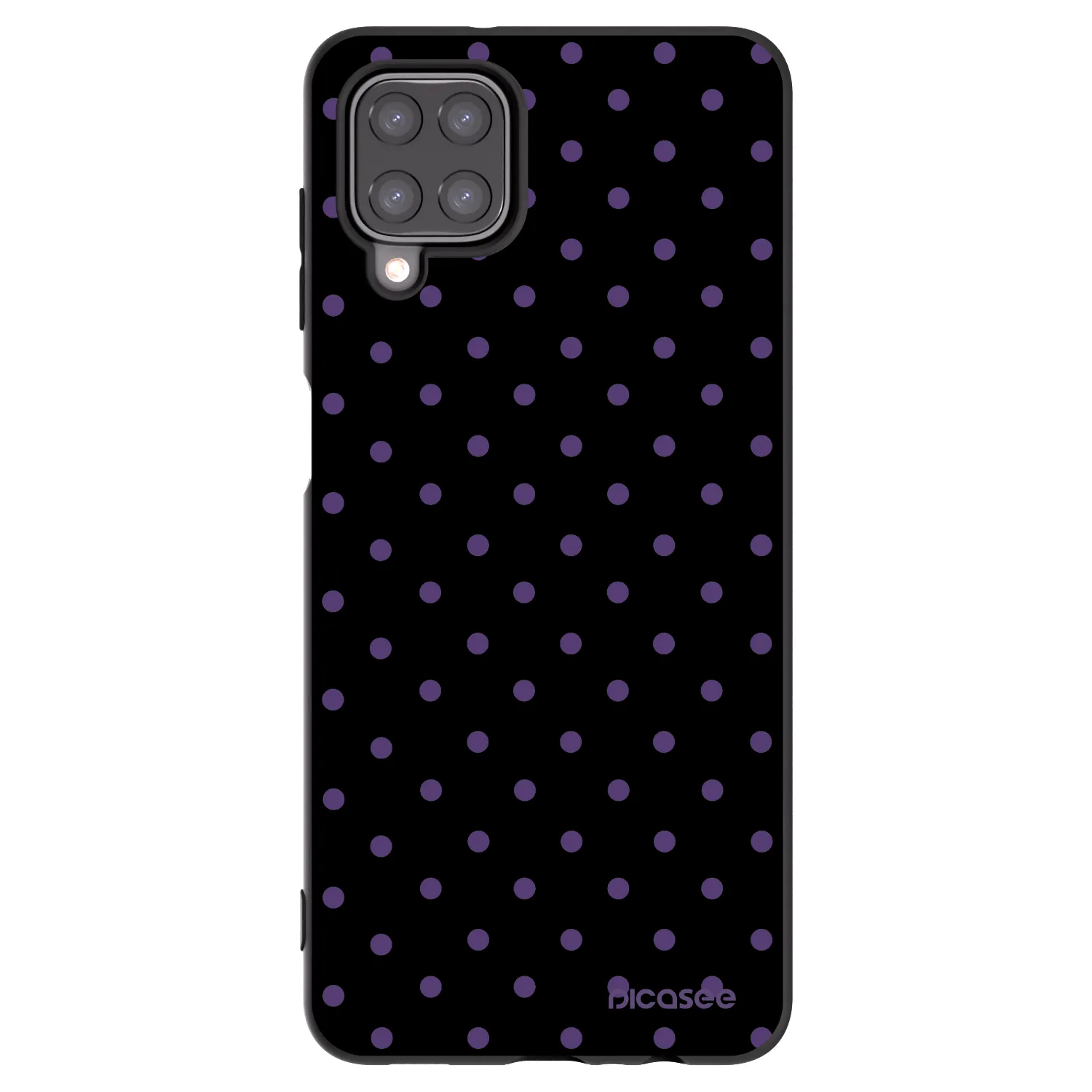 Picasee silikonowe czarne etui na Samsung Galaxy M12 M127F - Flickers