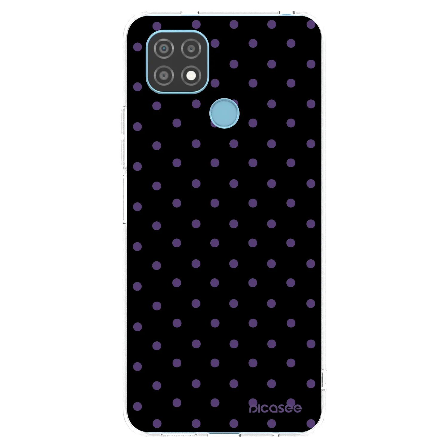 Picasee silikonowe przeźroczyste etui na Realme C21 - Flickers