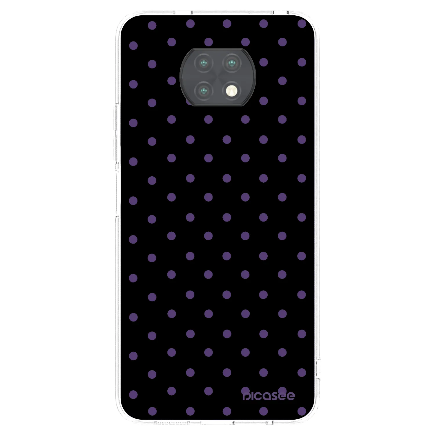 Picasee silikonowe przeźroczyste etui na Xiaomi Redmi Note 9T - Flickers