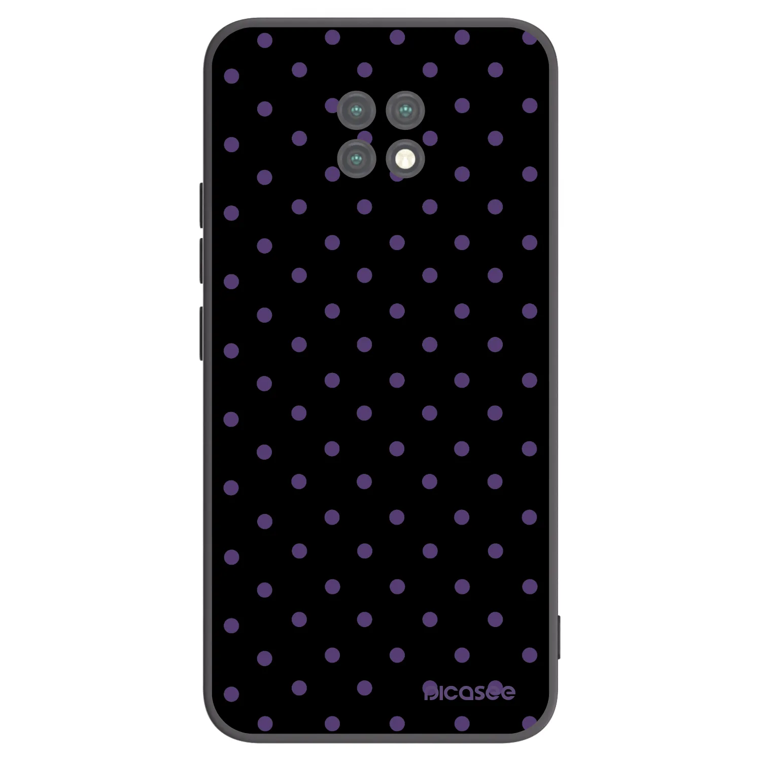 Picasee silikonowe czarne etui na Xiaomi Redmi Note 9T - Flickers