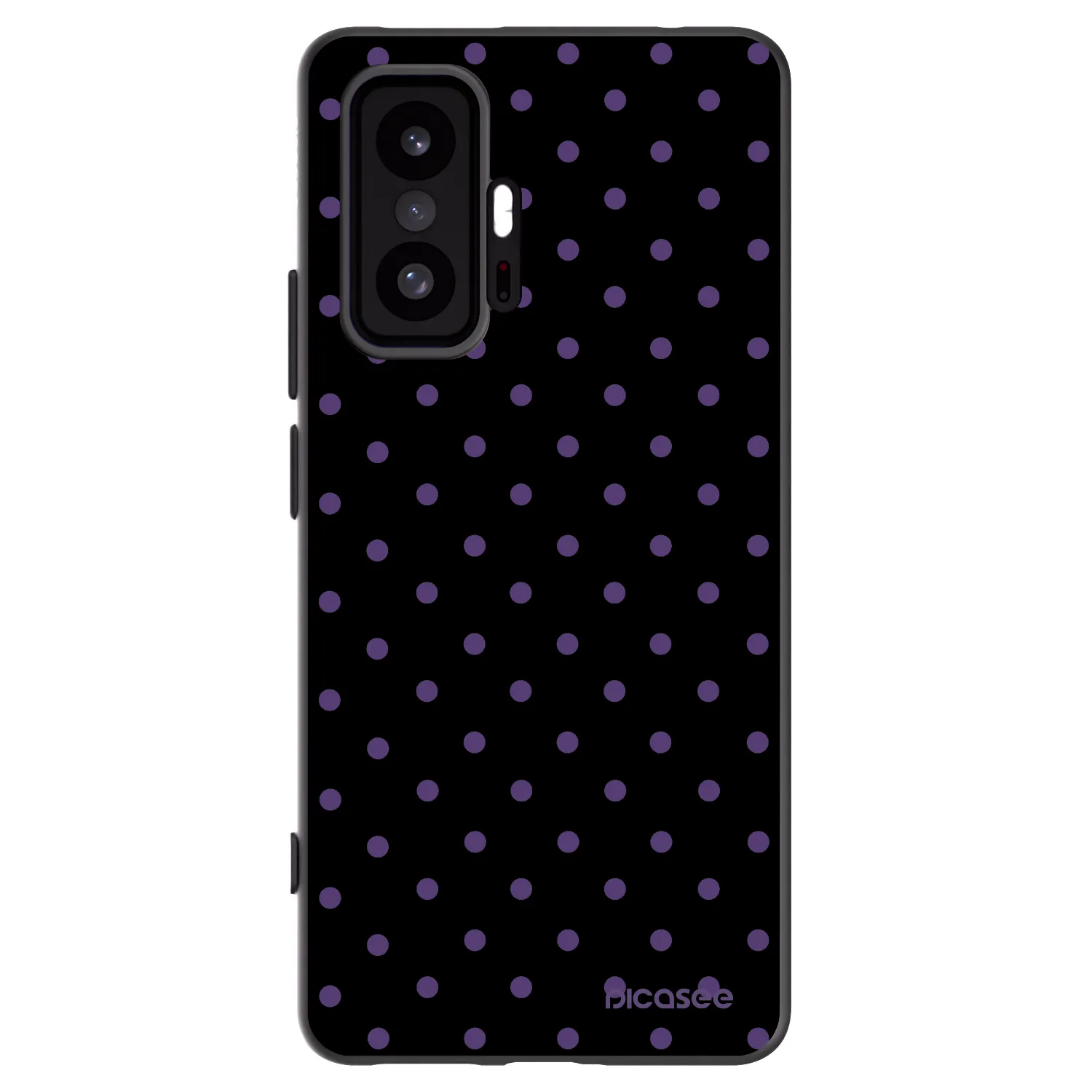 Picasee silikonowe czarne etui na Xiaomi 11T - Flickers
