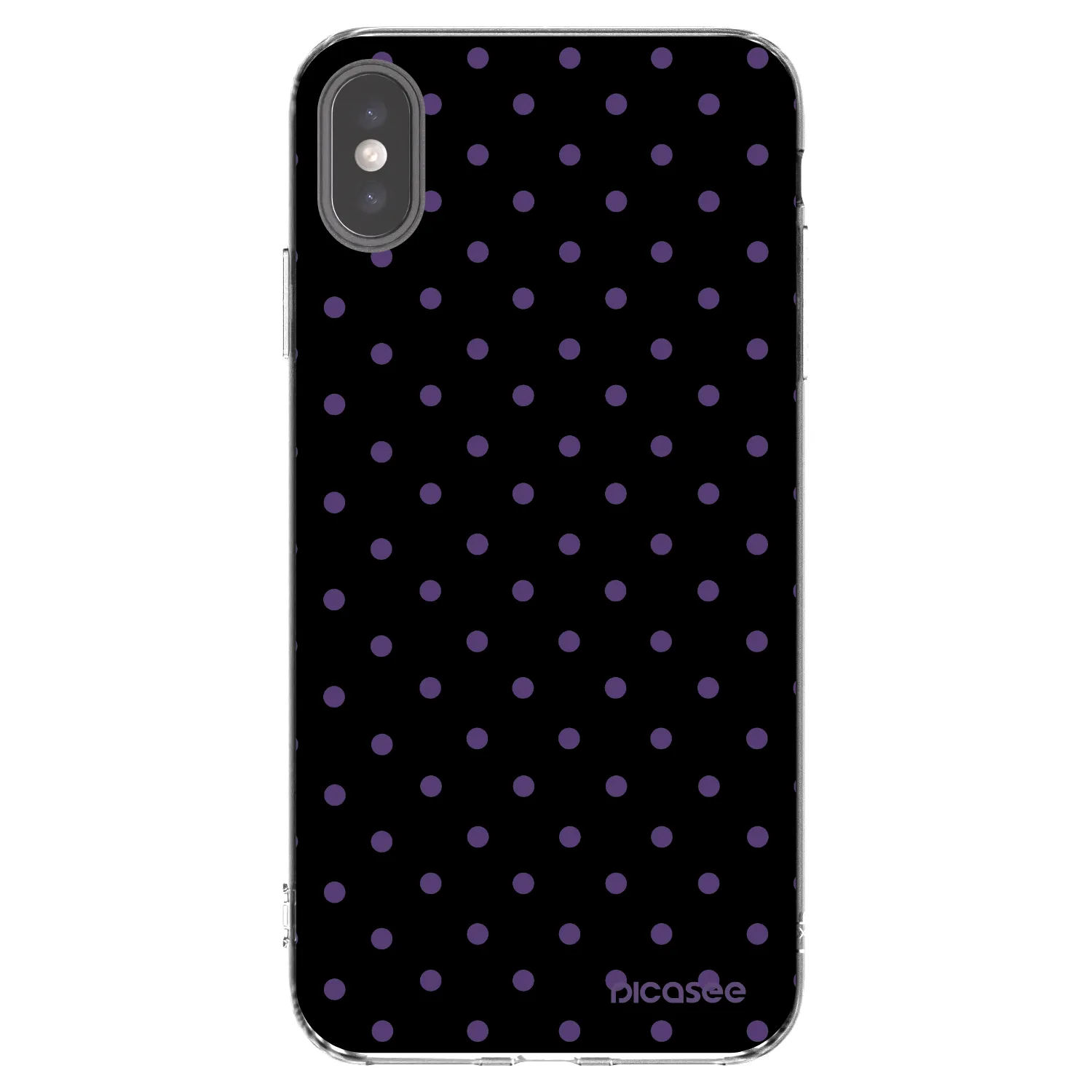Picasee silikonowe przeźroczyste etui na Apple iPhone XS Max - Flickers