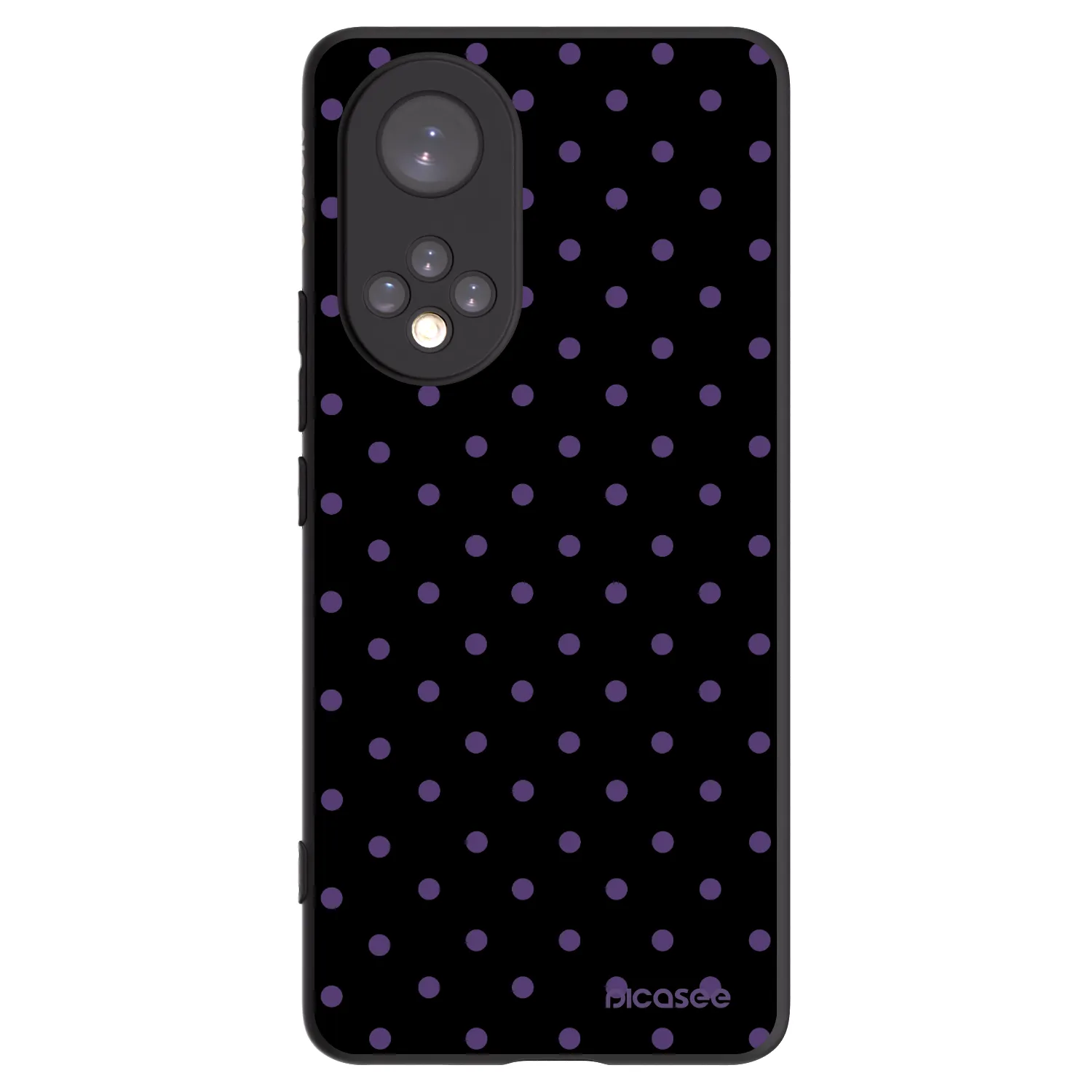 Picasee silikonowe czarne etui na Huawei Nova 9 - Flickers