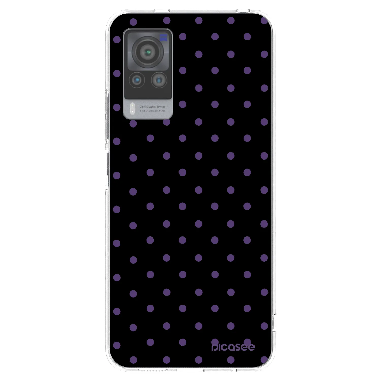 Picasee silikonowe przeźroczyste etui na Vivo X60 Pro 5G - Flickers