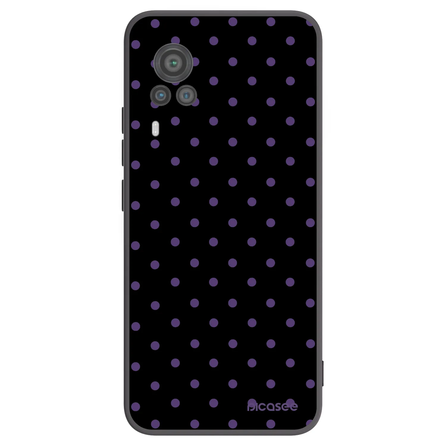 Picasee silikonowe czarne etui na Vivo X60 Pro 5G - Flickers