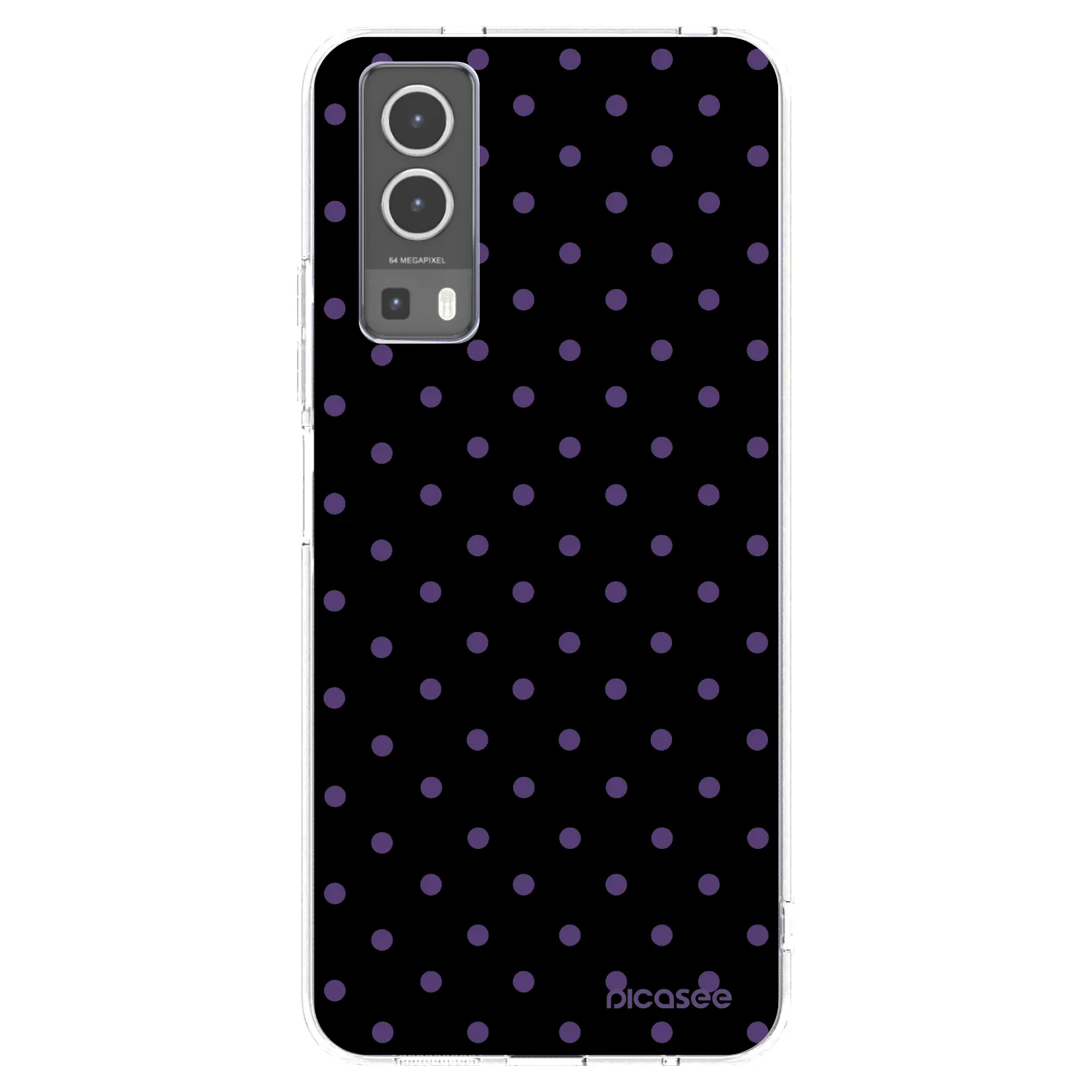 Picasee silikonowe przeźroczyste etui na Vivo Y72 5G - Flickers