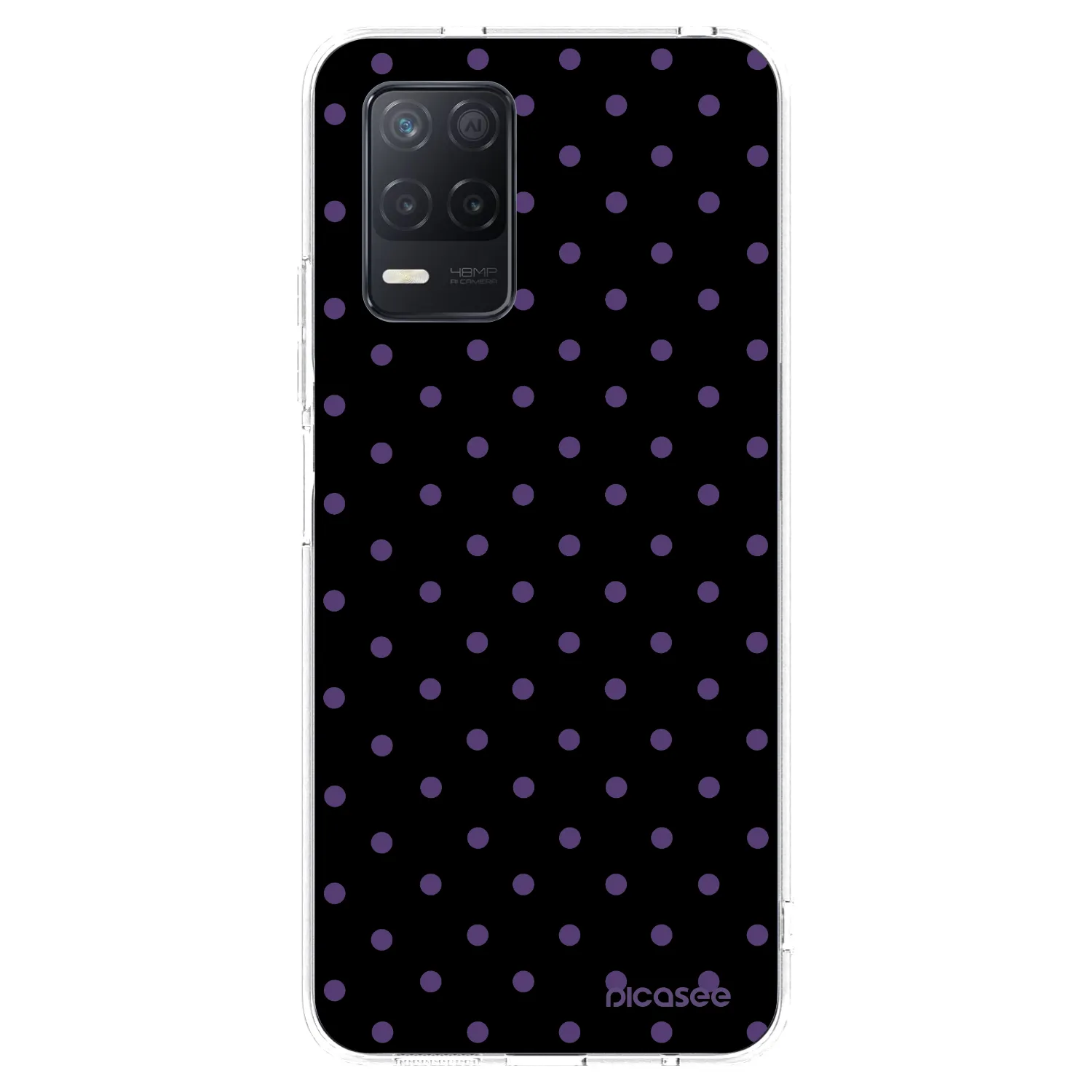 Picasee silikonowe przeźroczyste etui na Realme 8 5G - Flickers