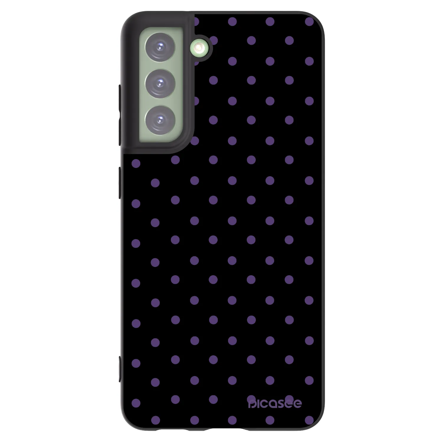 Picasee silikonowe czarne etui na Samsung Galaxy S21 FE 5G - Flickers