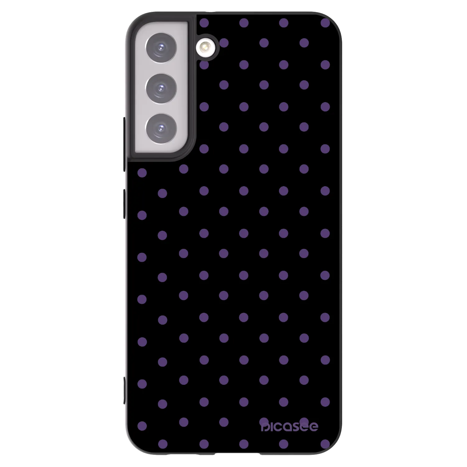Picasee silikonowe czarne etui na Samsung Galaxy S22+ 5G - Flickers