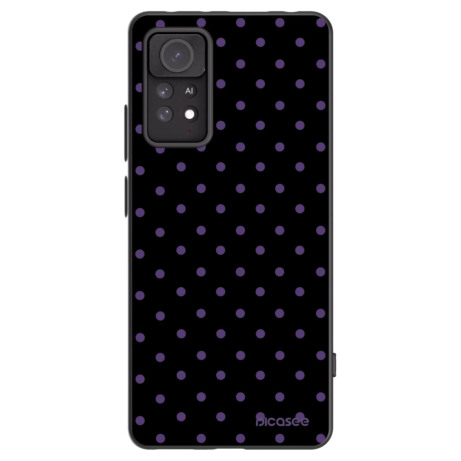 Picasee silikonowe czarne etui na Xiaomi Redmi Note 11 Pro - Flickers