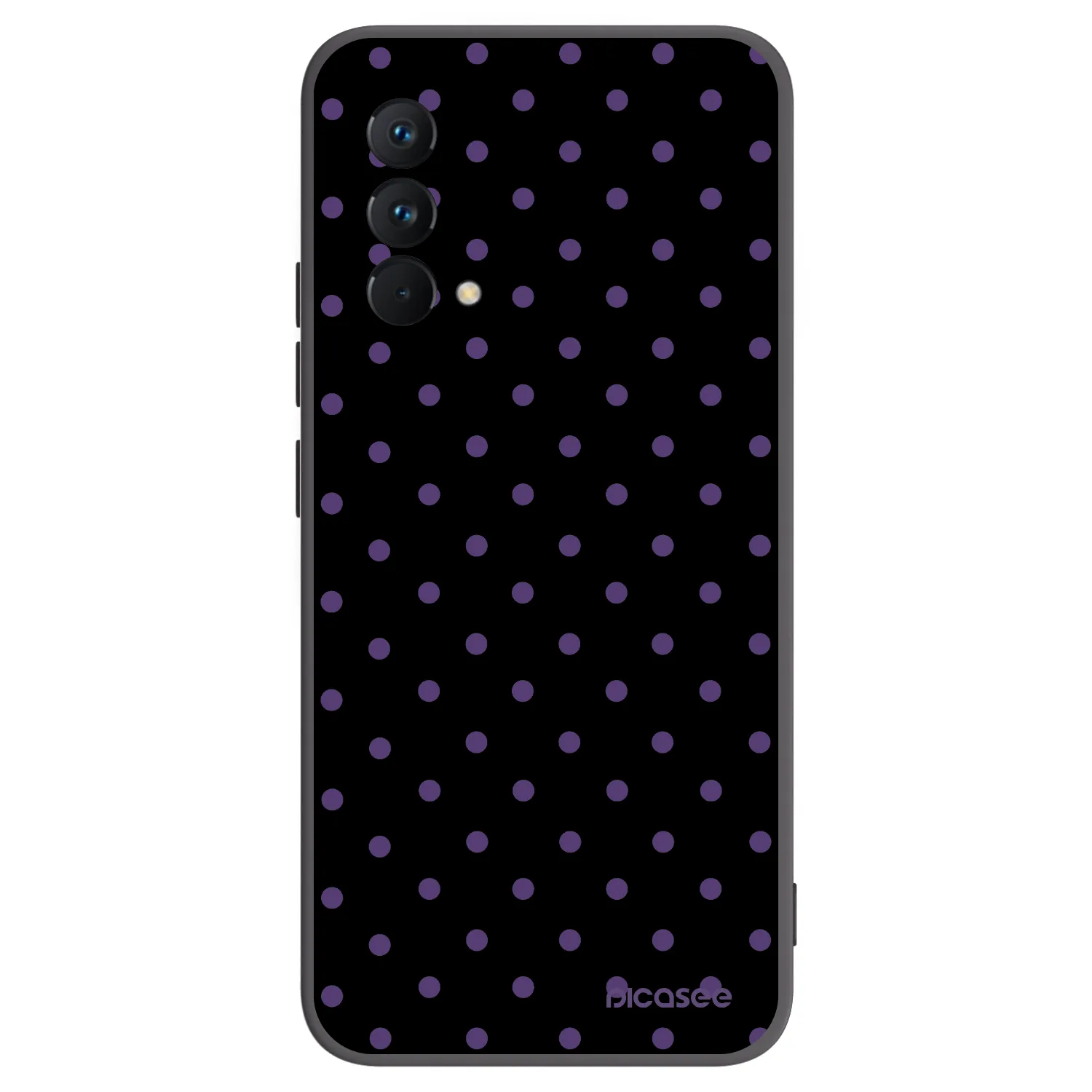 Picasee silikonowe czarne etui na Realme GT Master Edition 5G - Flickers