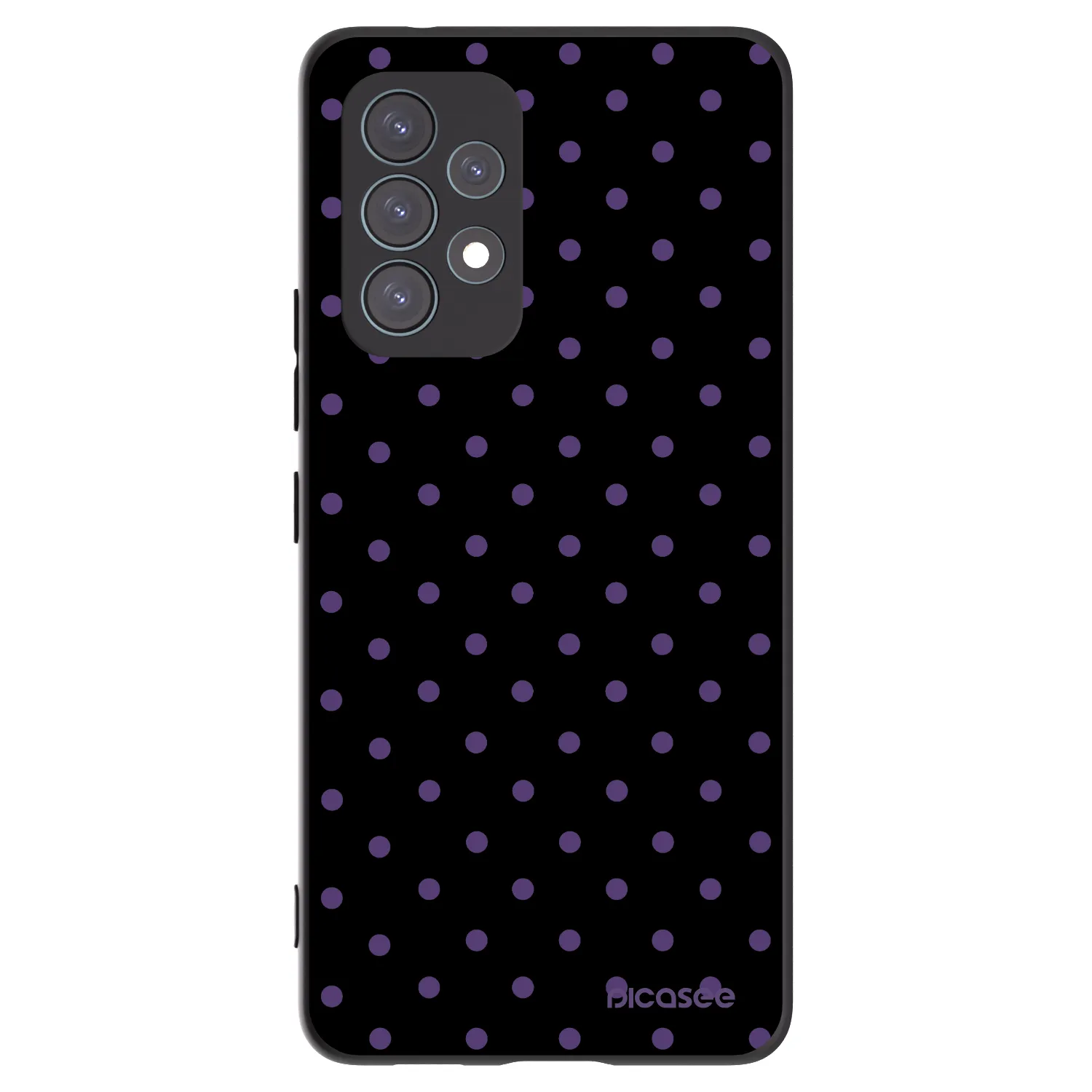 Picasee silikonowe czarne etui na Samsung Galaxy A53 5G A536 - Flickers