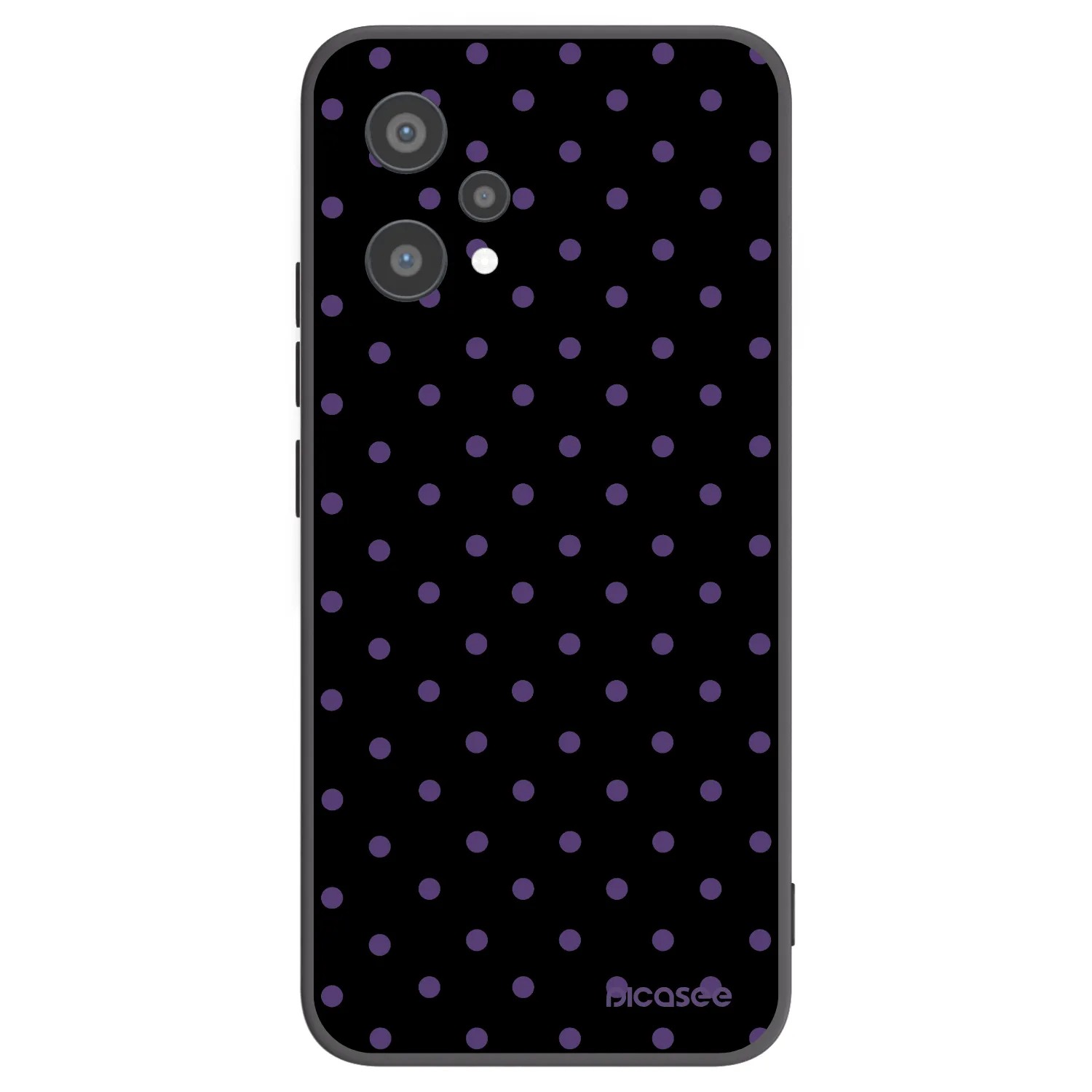 Picasee silikonowe czarne etui na Realme 9 Pro 5G - Flickers