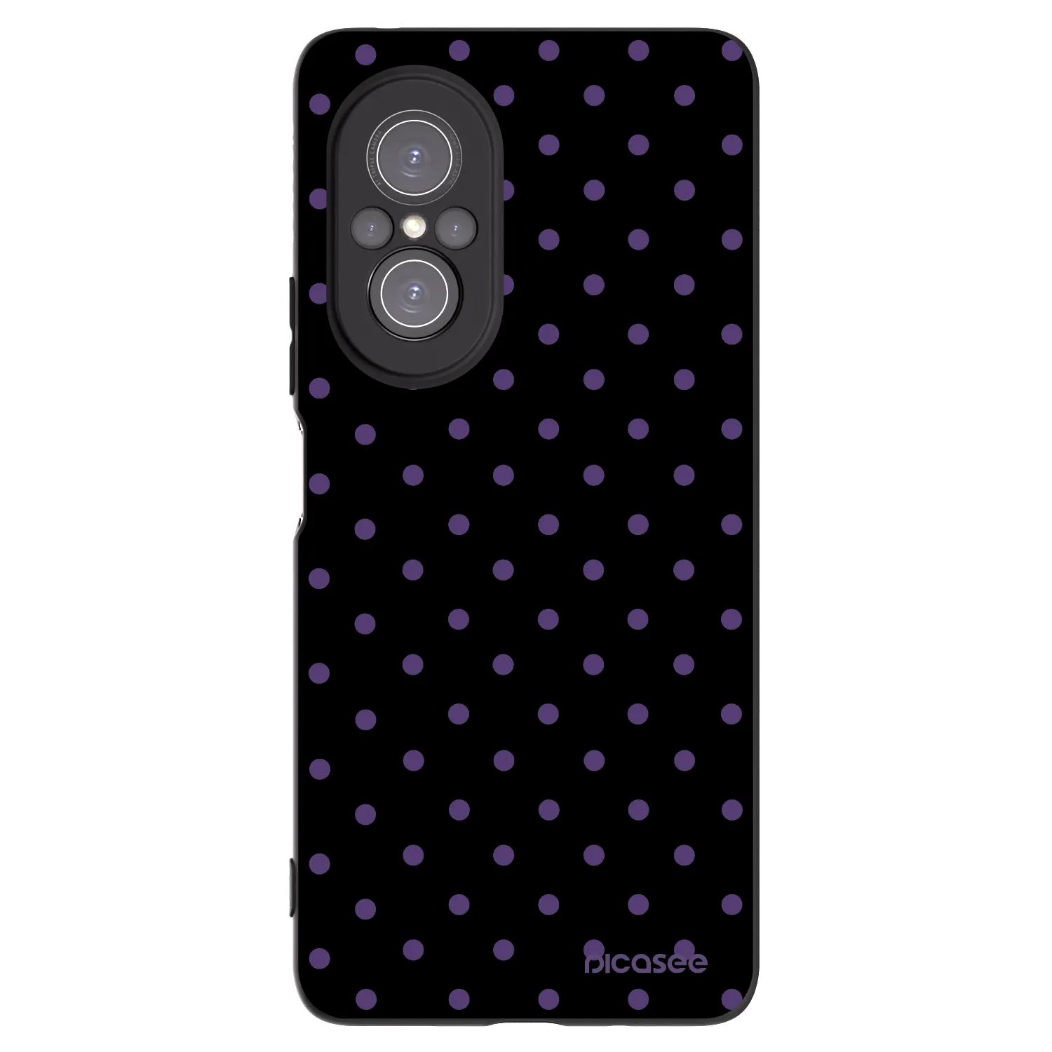 Picasee silikonowe czarne etui na Huawei Nova 9 SE - Flickers