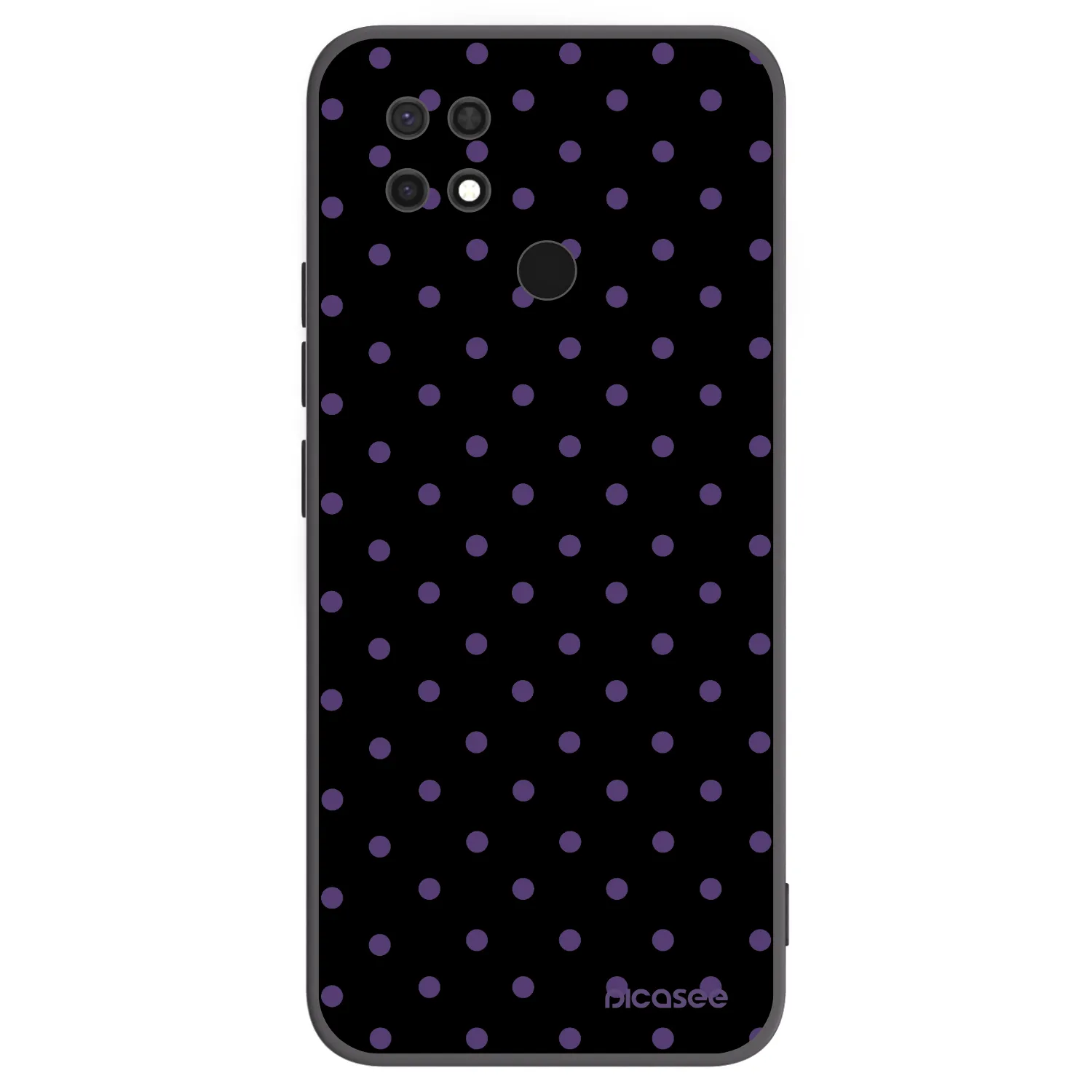 Picasee silikonowe czarne etui na Xiaomi Redmi 10C - Flickers