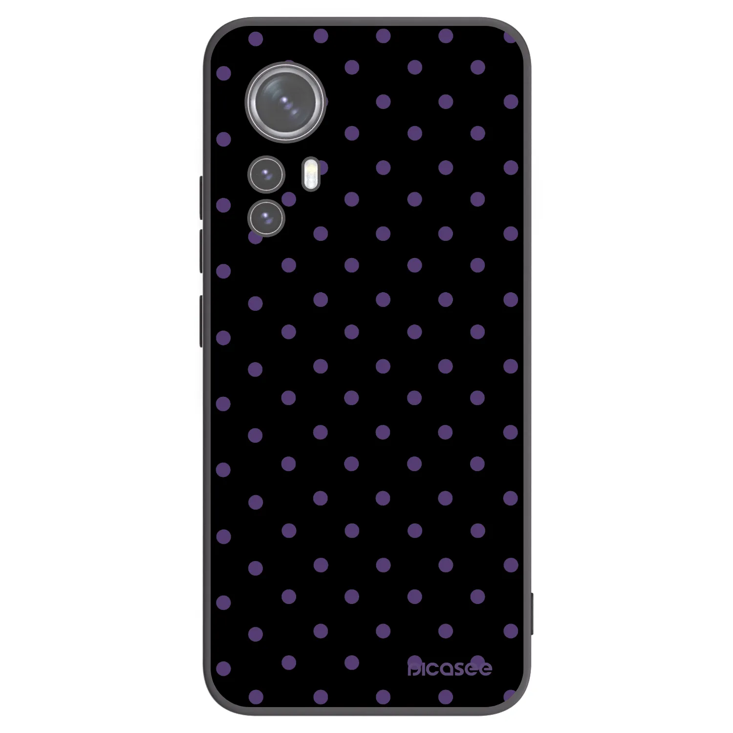 Picasee silikonowe czarne etui na Xiaomi 12X - Flickers