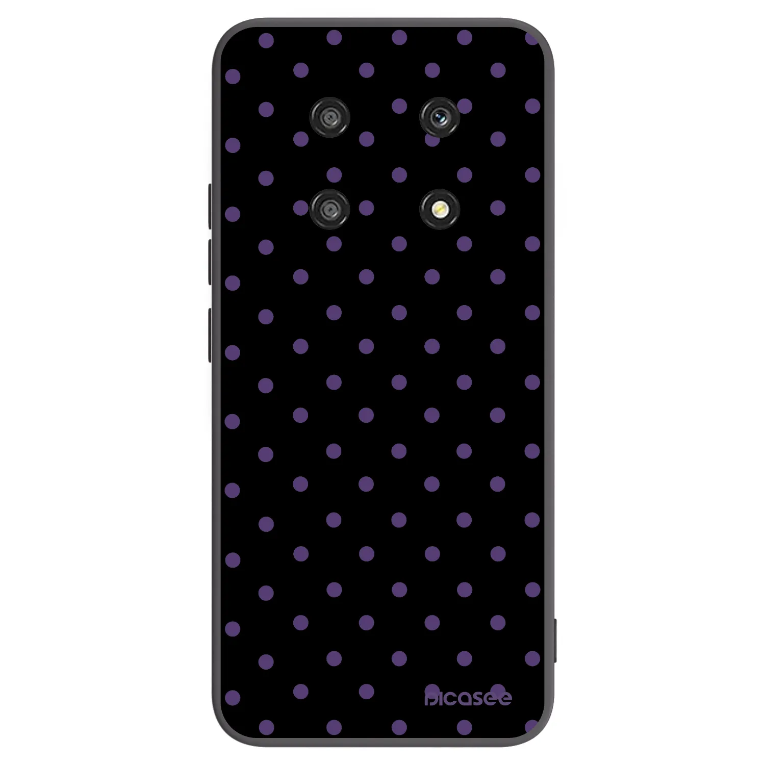 Picasee silikonowe czarne etui na Honor Magic4 Lite 5G - Flickers
