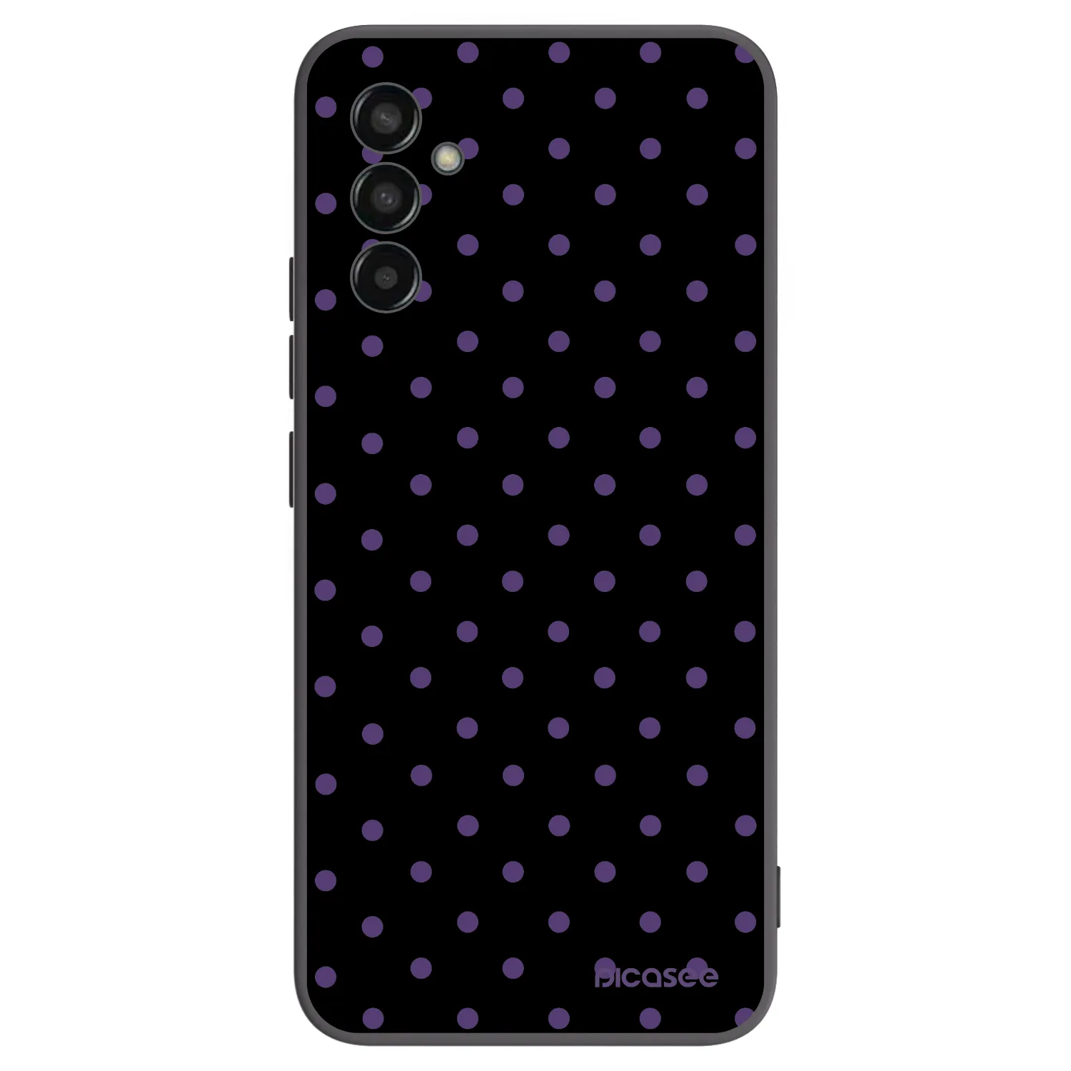 Picasee silikonowe czarne etui na Samsung Galaxy M13 M135F - Flickers