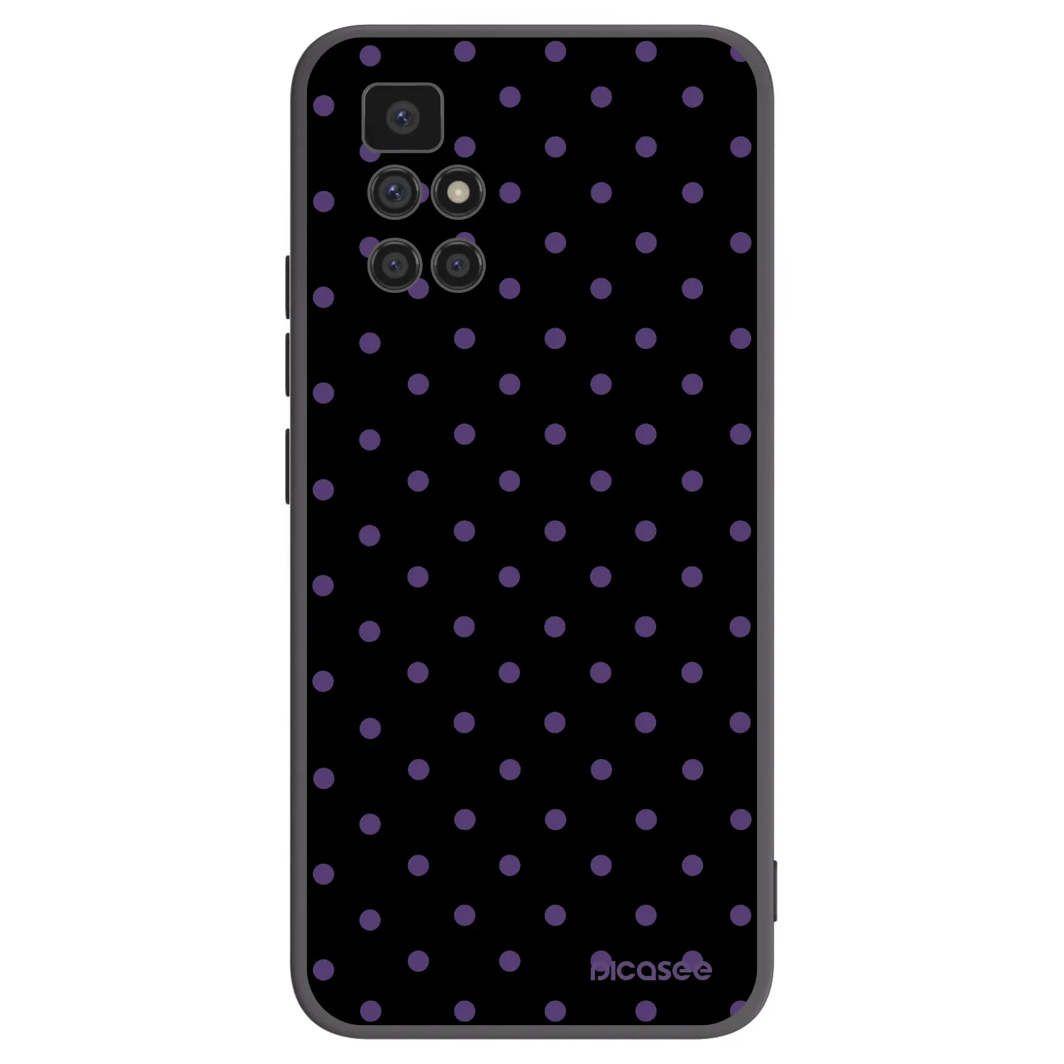 Picasee silikonowe czarne etui na Xiaomi Redmi 10 (2022) - Flickers