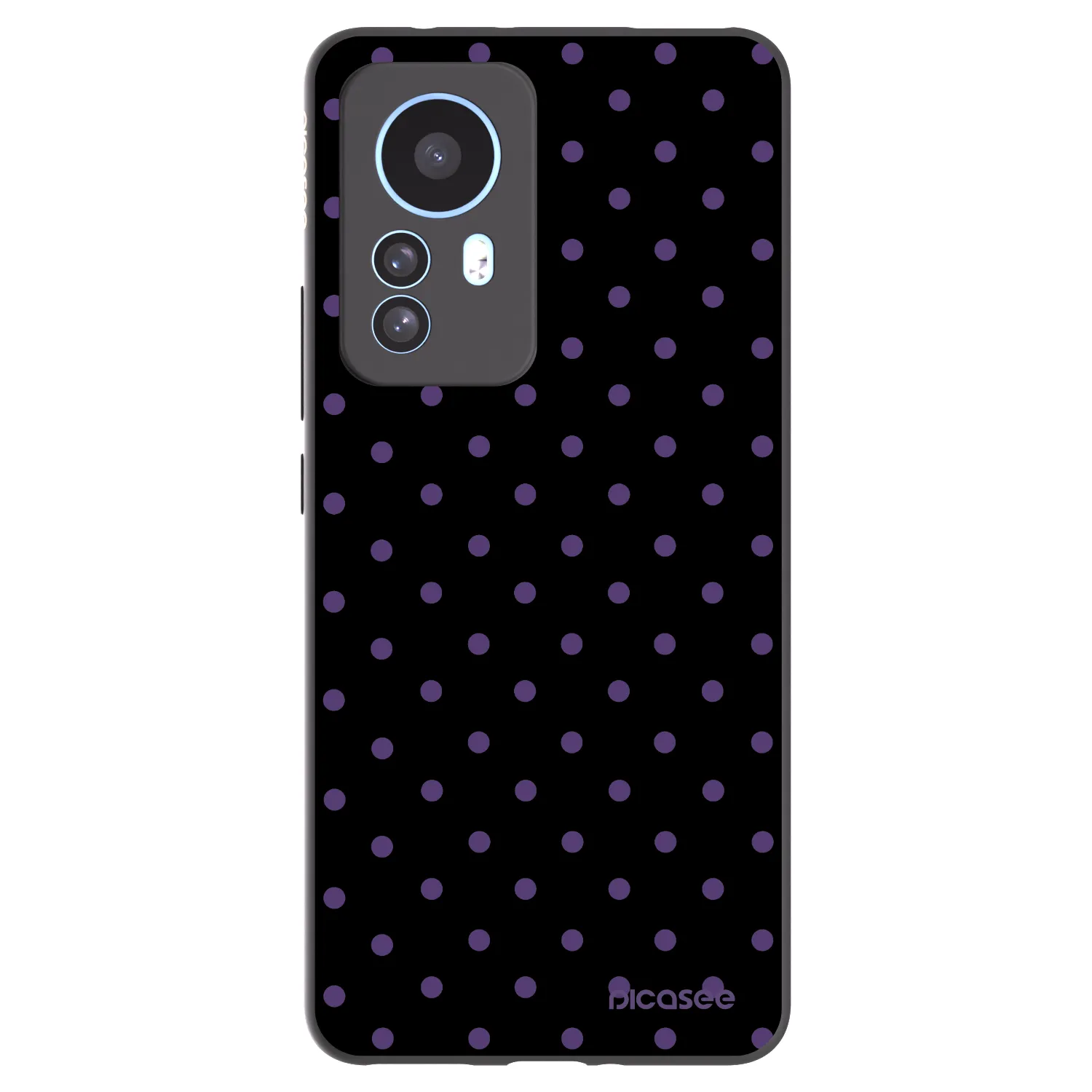 Picasee silikonowe czarne etui na Xiaomi 12T - Flickers