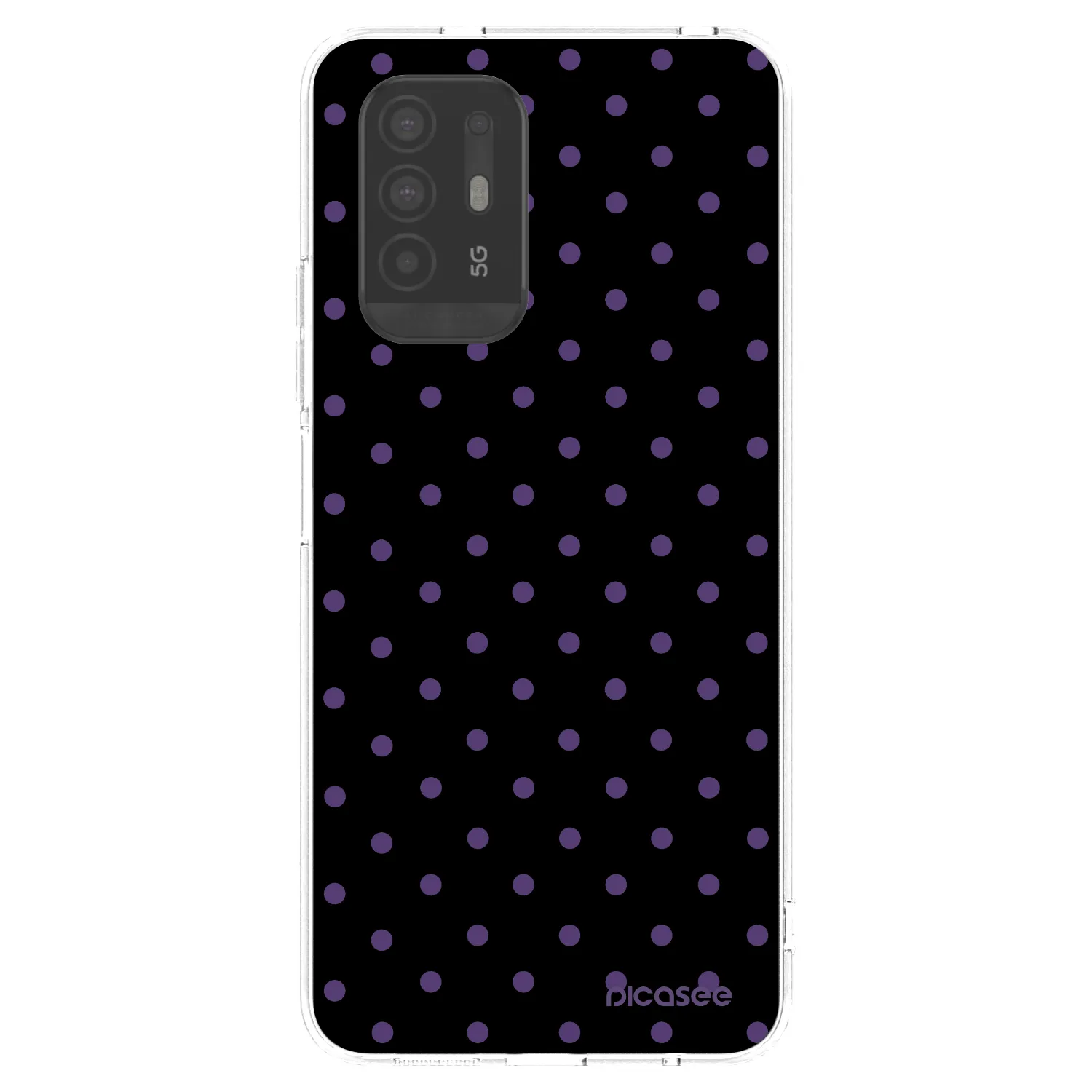 Picasee silikonowe przeźroczyste etui na OPPO A94 5G - Flickers