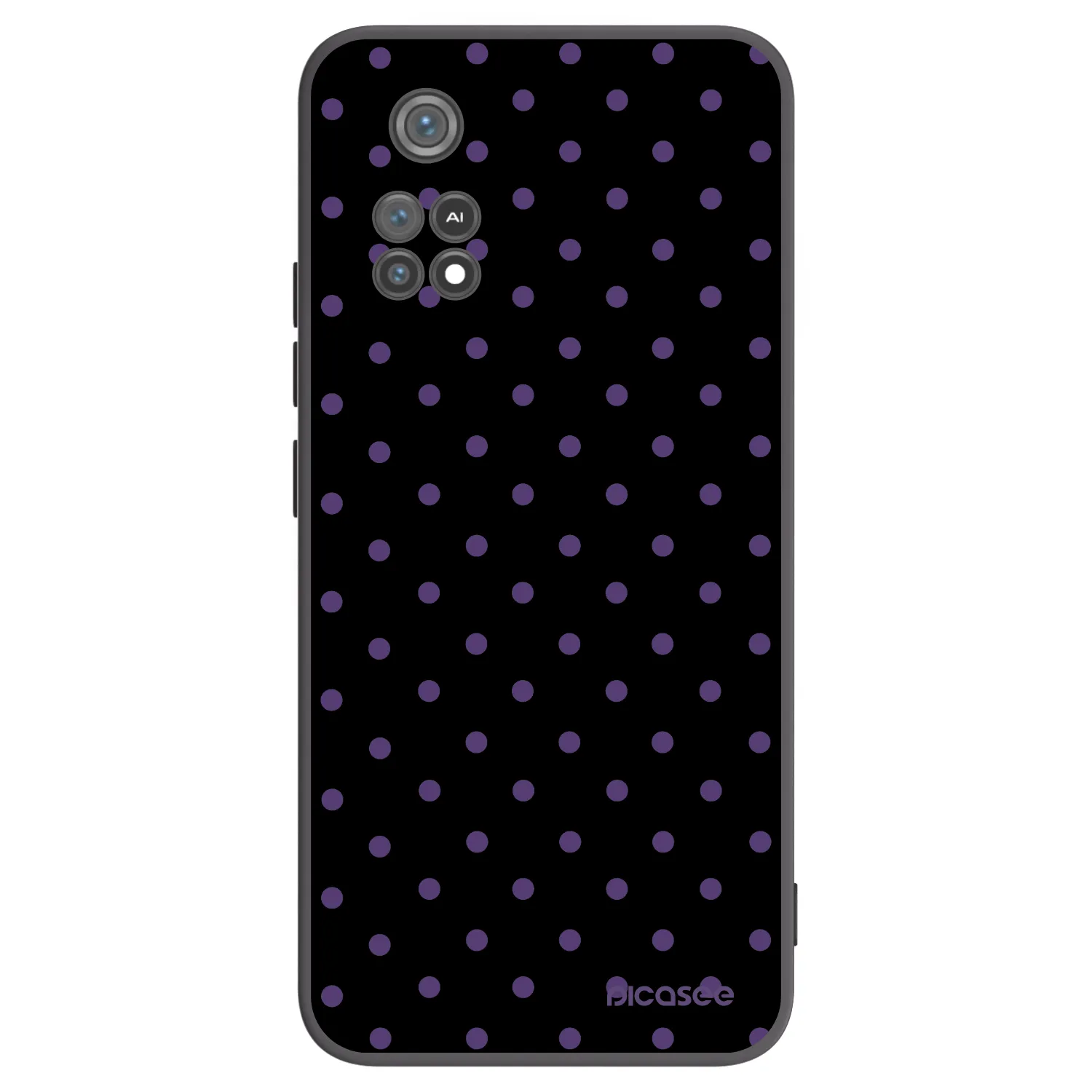 Picasee silikonowe czarne etui na Xiaomi Poco M4 Pro - Flickers