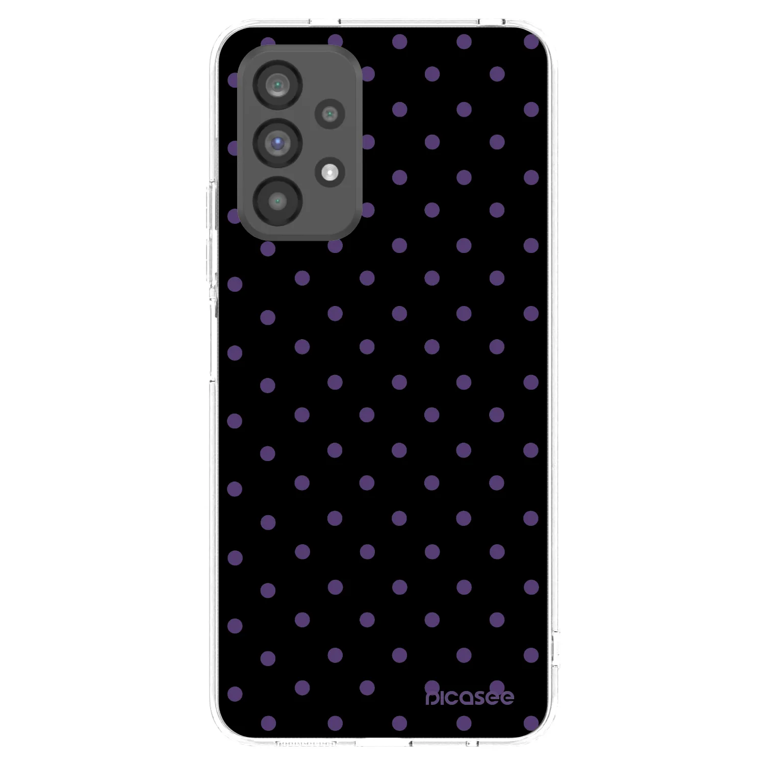 Picasee silikonowe przeźroczyste etui na Samsung Galaxy A73 5G - Flickers