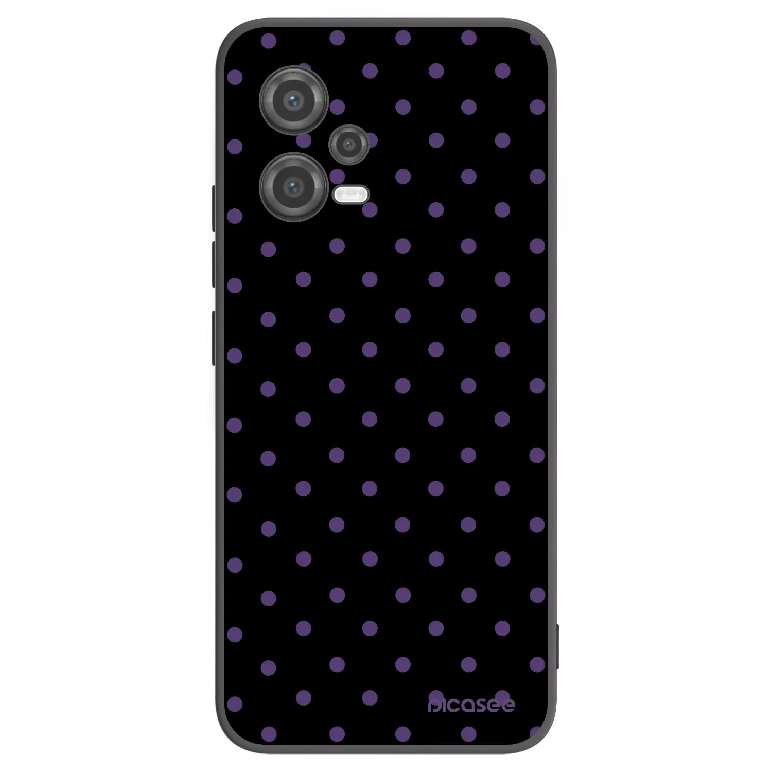 Picasee silikonowe czarne etui na Xiaomi Poco X5 - Flickers