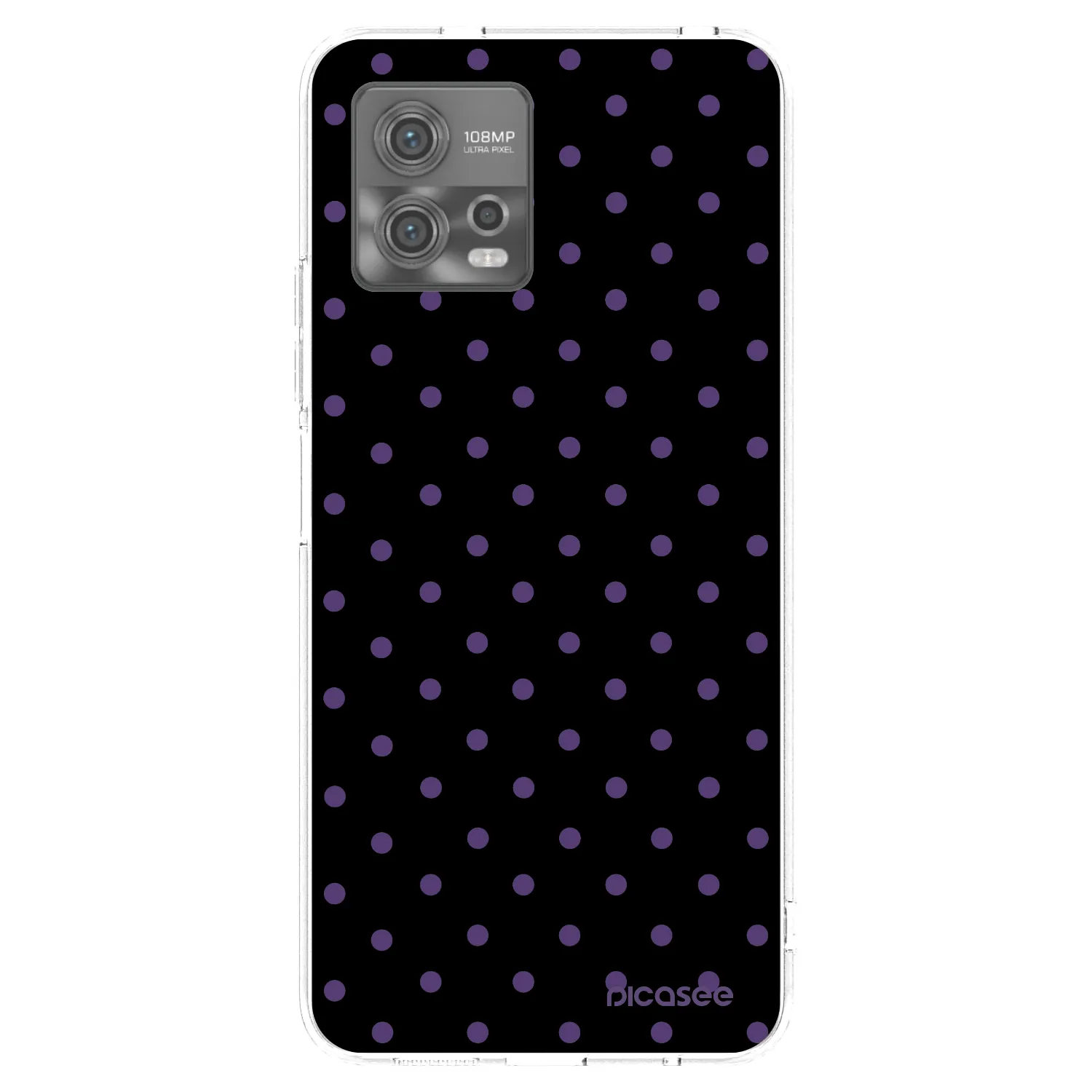Picasee silikonowe przeźroczyste etui na Motorola Moto G72 - Flickers