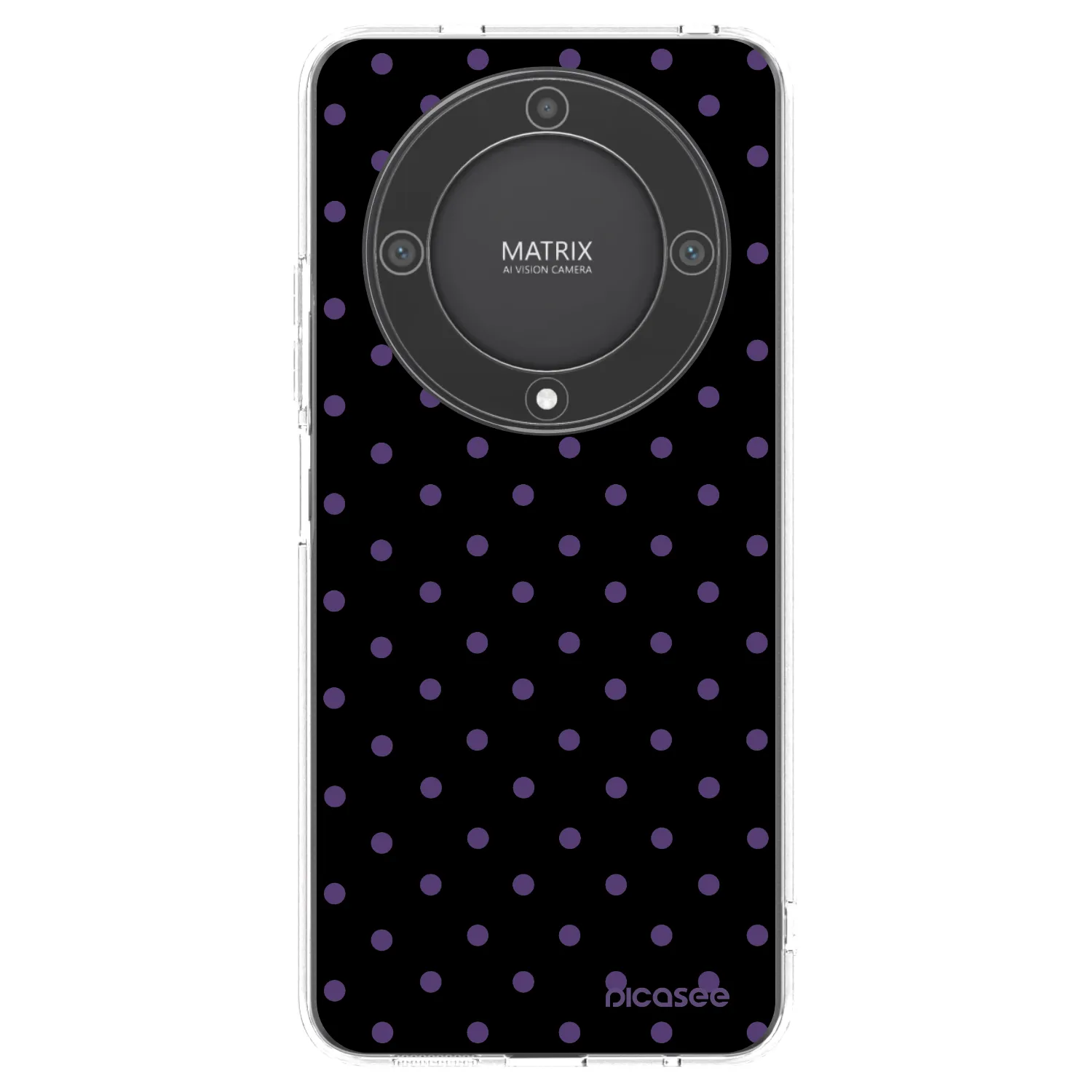Picasee silikonowe przeźroczyste etui na Honor Magic5 Lite 5G - Flickers