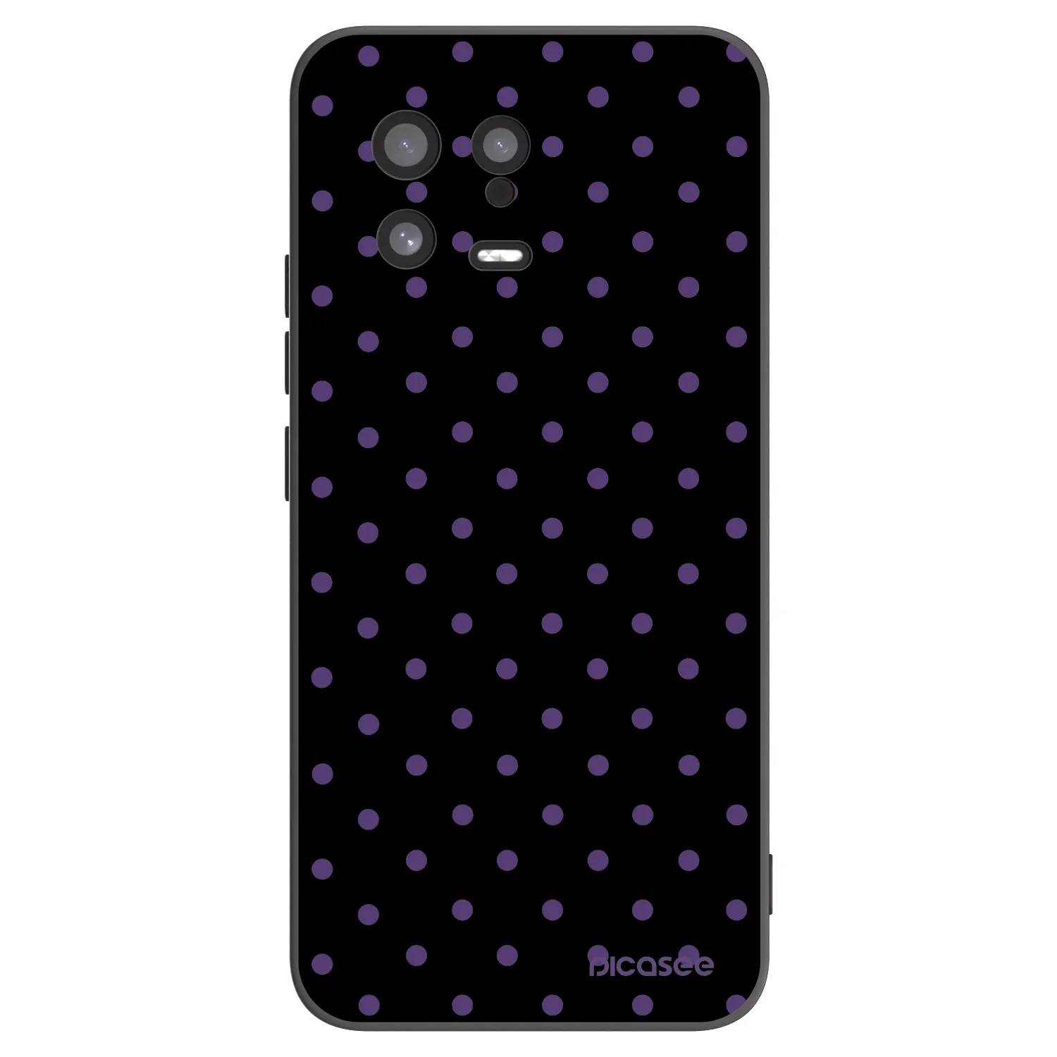 Picasee silikonowe czarne etui na Xiaomi 13 - Flickers