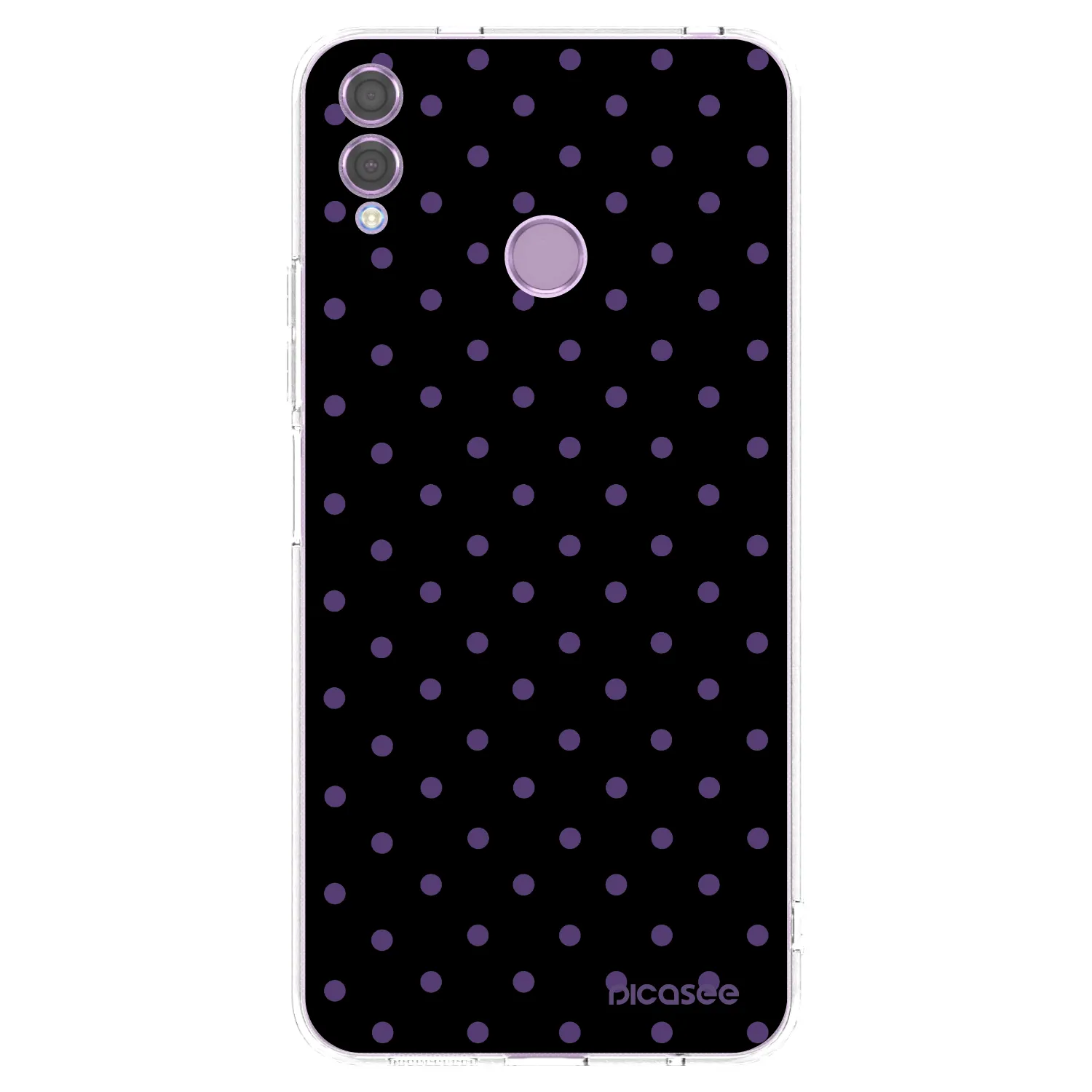 Picasee silikonowe przeźroczyste etui na Honor 8X - Flickers