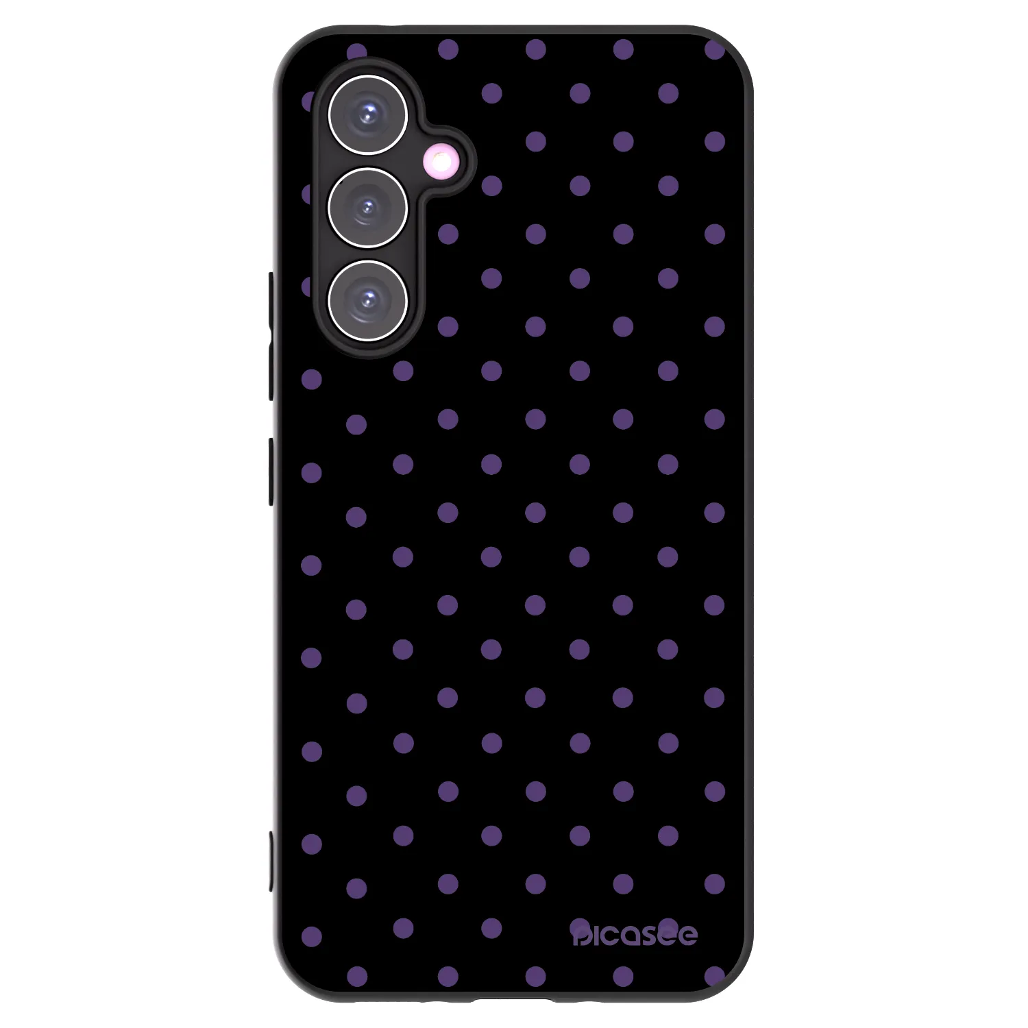Picasee silikonowe czarne etui na Samsung Galaxy A54 5G A546B - Flickers