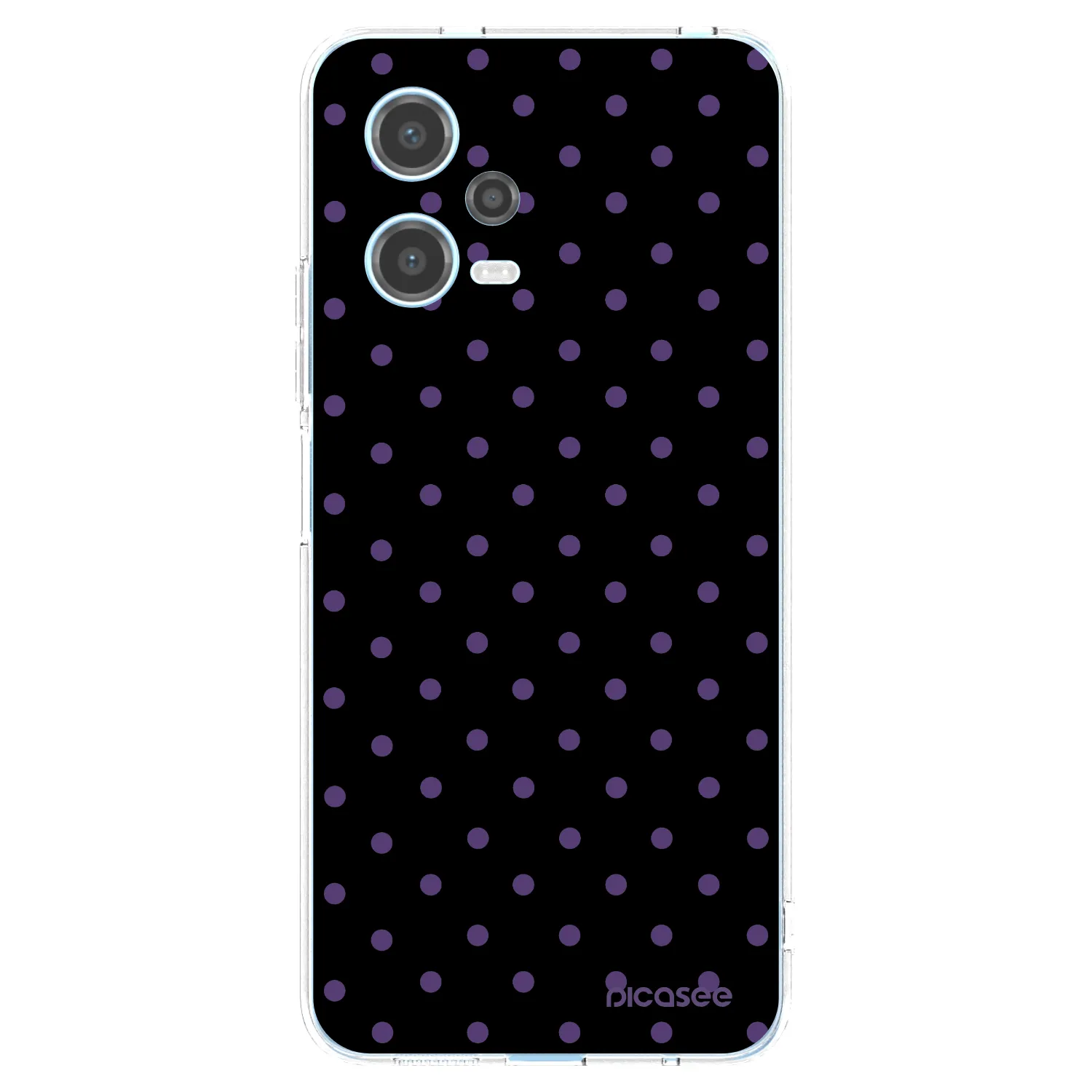 Picasee silikonowe przeźroczyste etui na Xiaomi Redmi Note 12 5G - Flickers