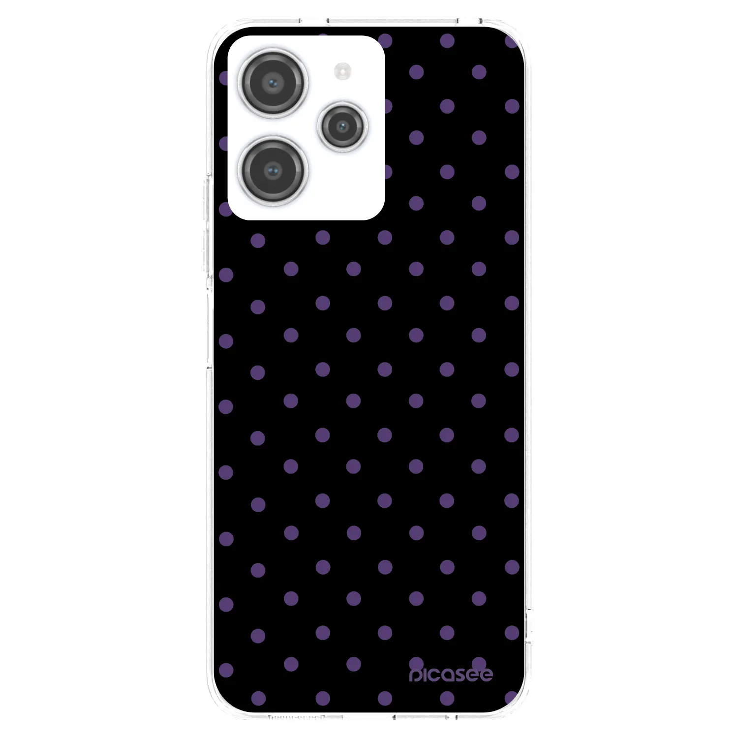 Picasee silikonowe przeźroczyste etui na Xiaomi Redmi 12 4G - Flickers