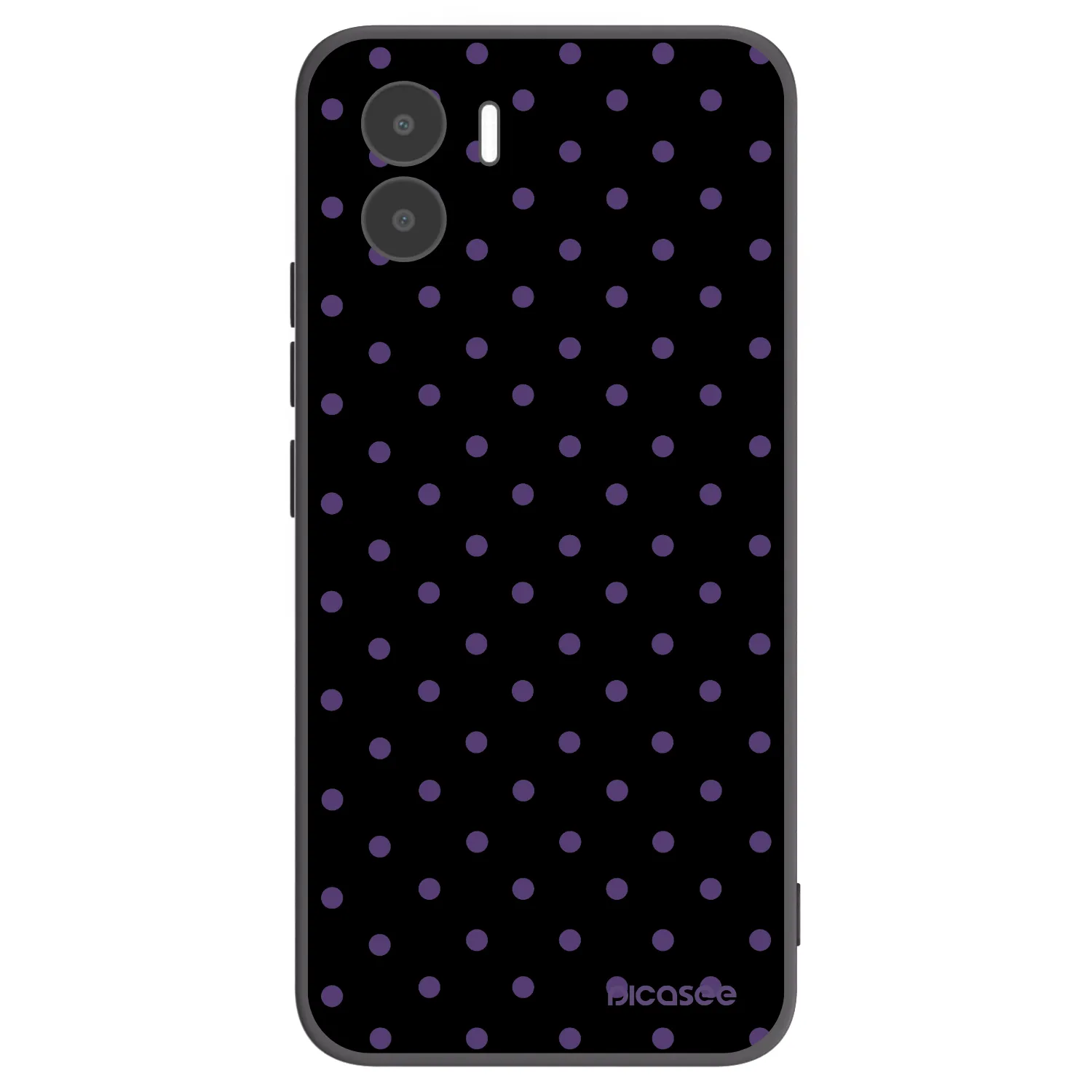 Picasee silikonowe czarne etui na Xiaomi Redmi A2 - Flickers