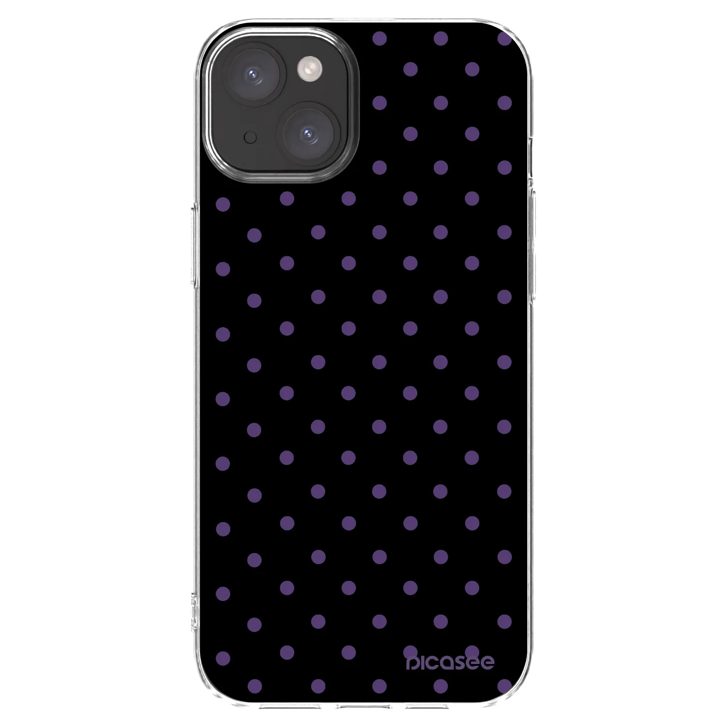 Picasee silikonowe przeźroczyste etui na Apple iPhone 15 Plus - Flickers