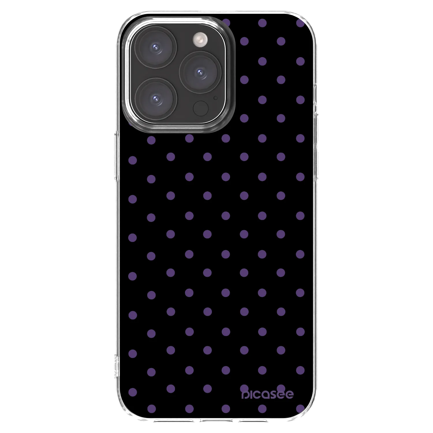 Picasee silikonowe przeźroczyste etui na Apple iPhone 15 Pro Max - Flickers