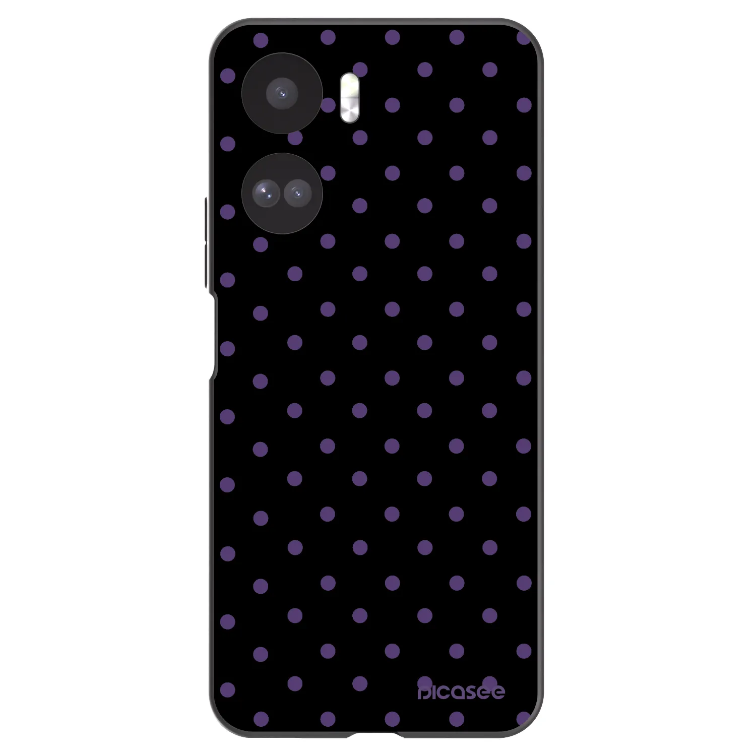 Picasee silikonowe czarne etui na Honor 90 Lite 5G - Flickers