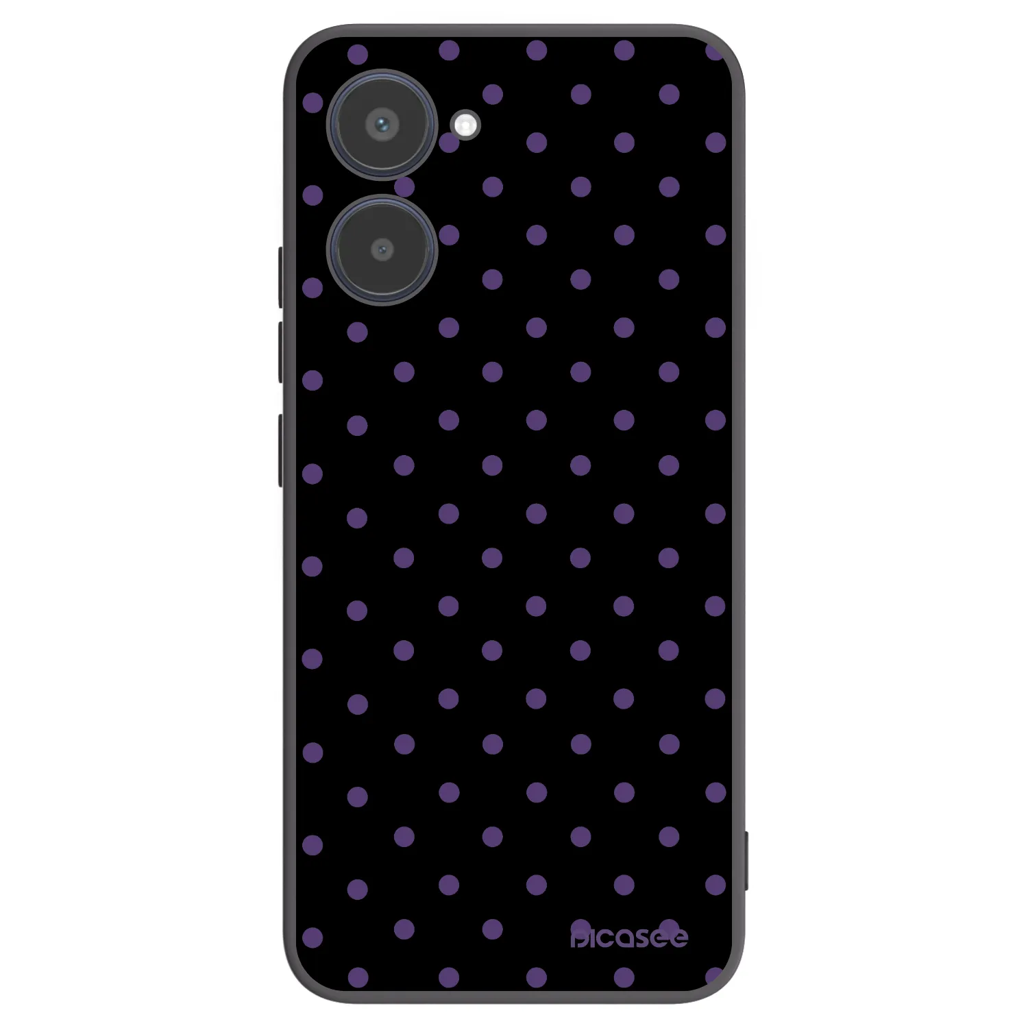 Picasee silikonowe czarne etui na Realme 10 4G - Flickers